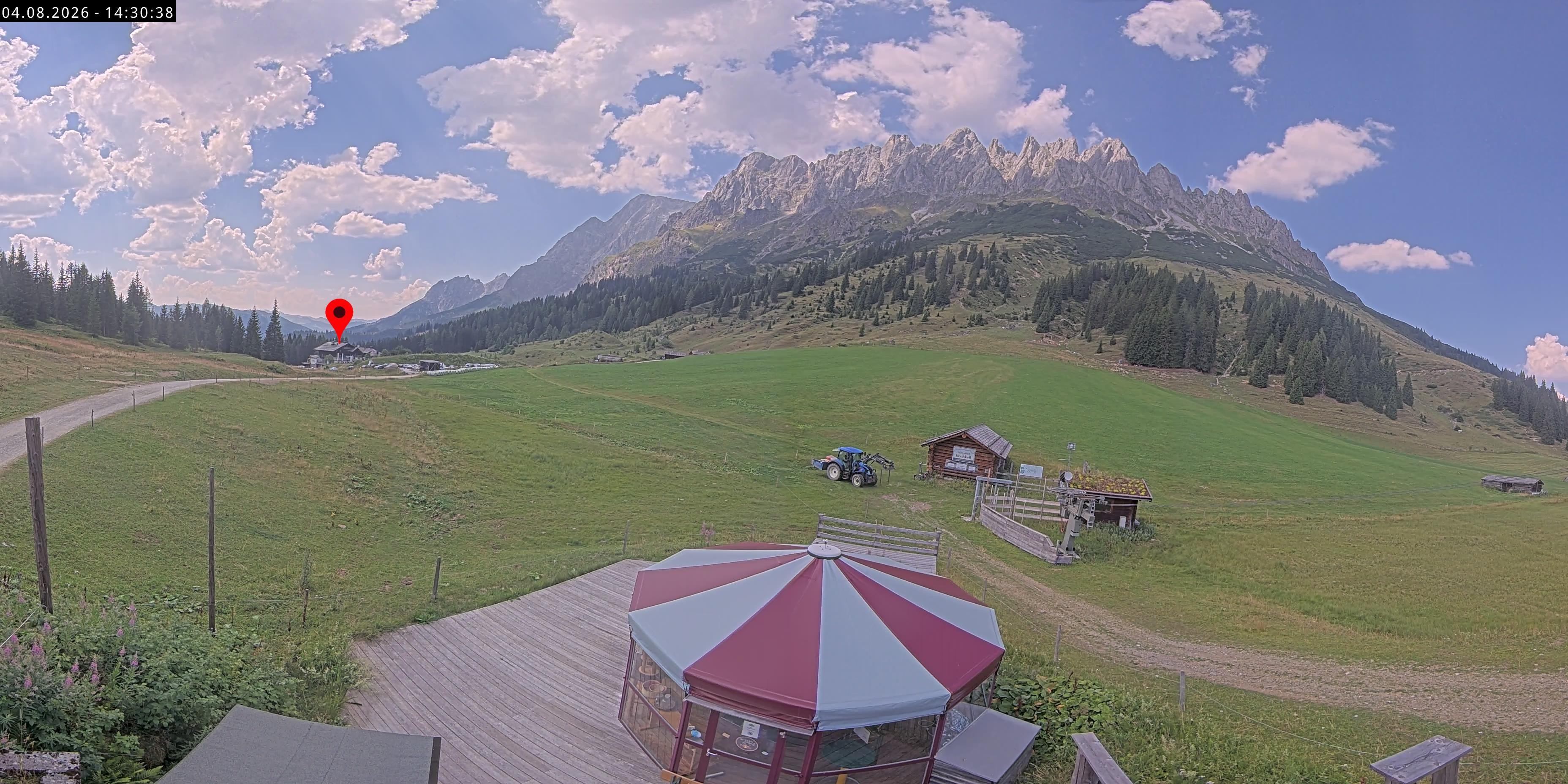 Archiv Foto Webcam Berghotel Arthurhaus am Hochkönig