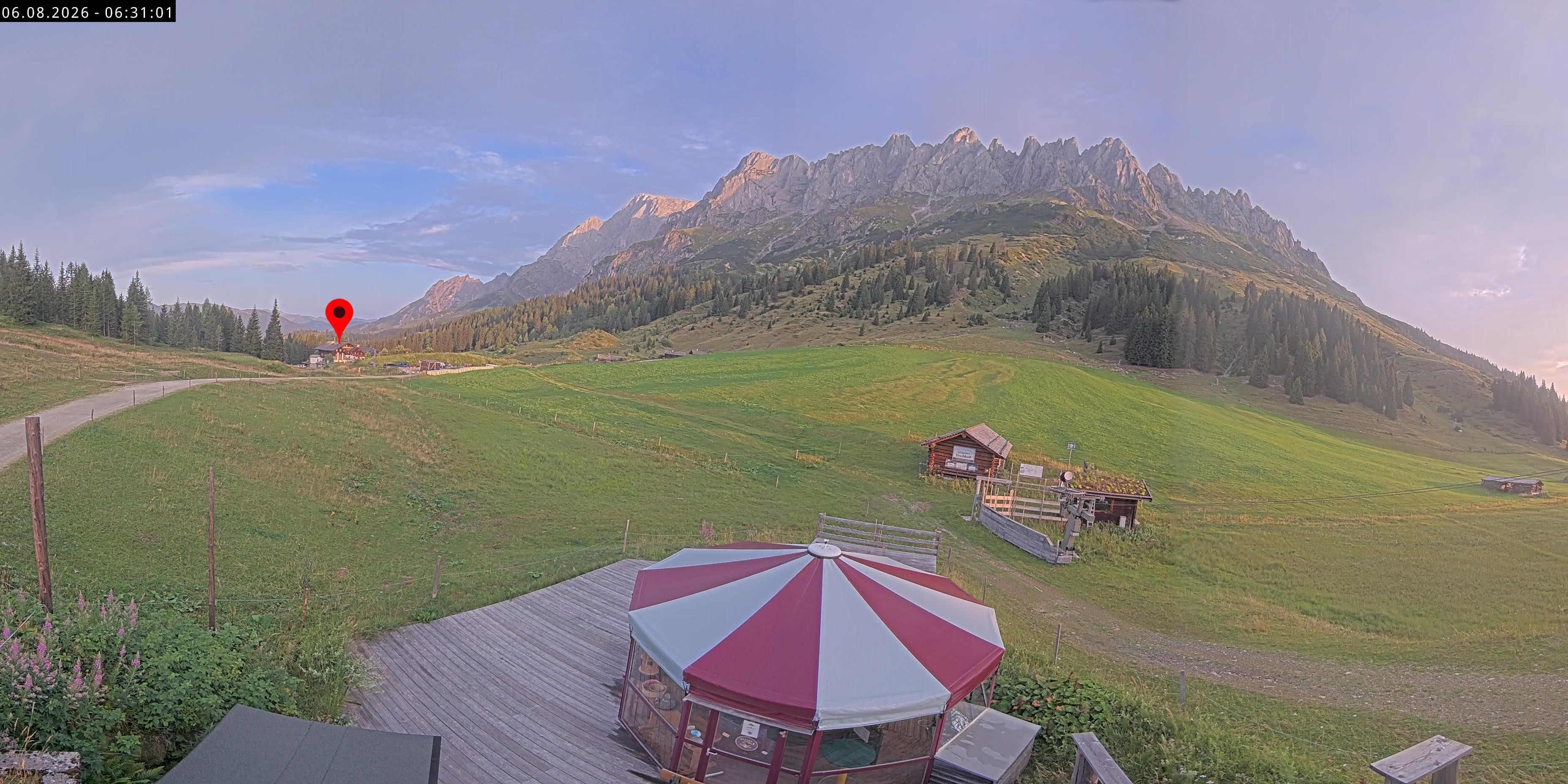 Archiv Foto Webcam Berghotel Arthurhaus am Hochkönig
