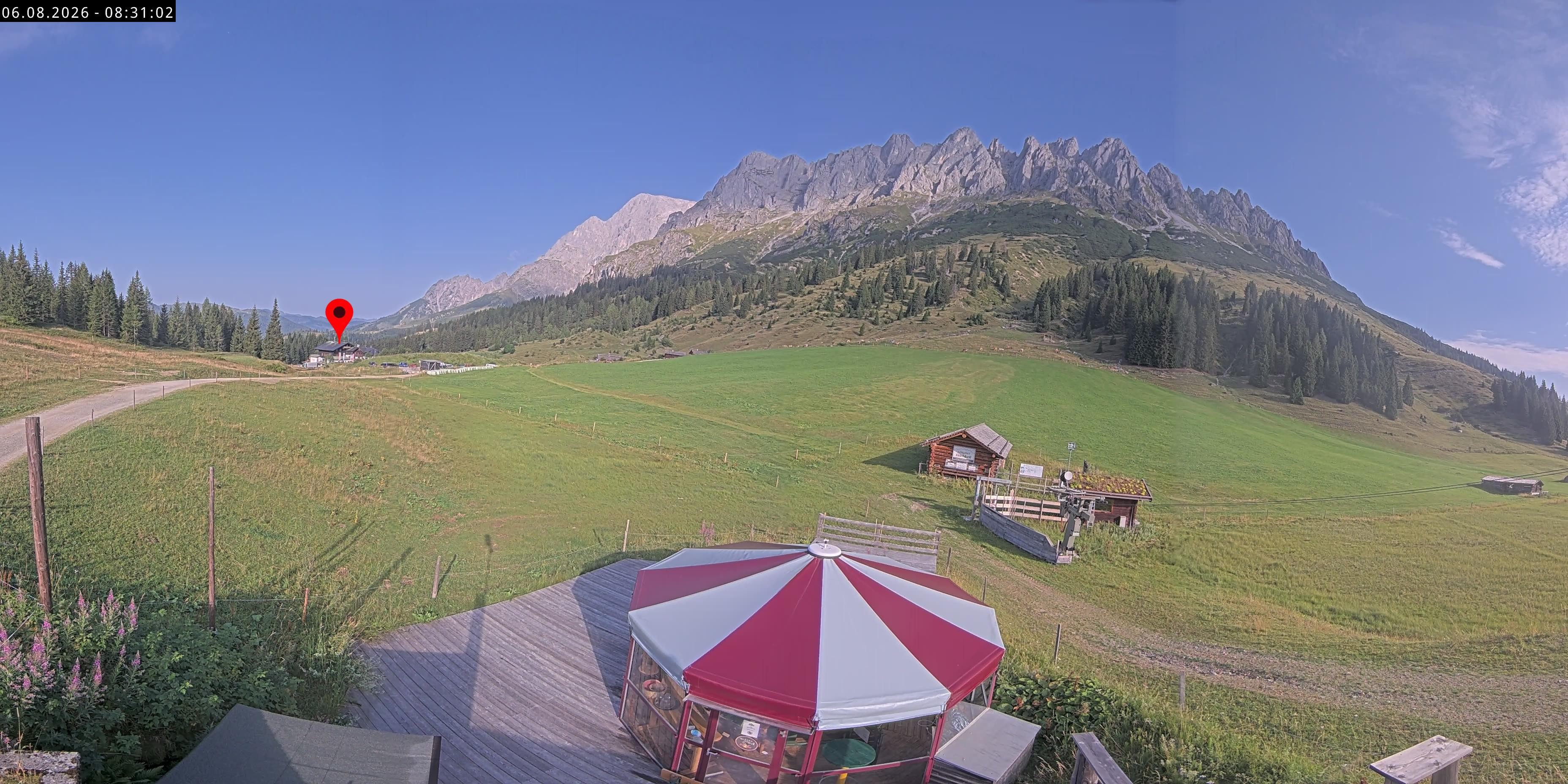 Archiv Foto Webcam Berghotel Arthurhaus am Hochkönig