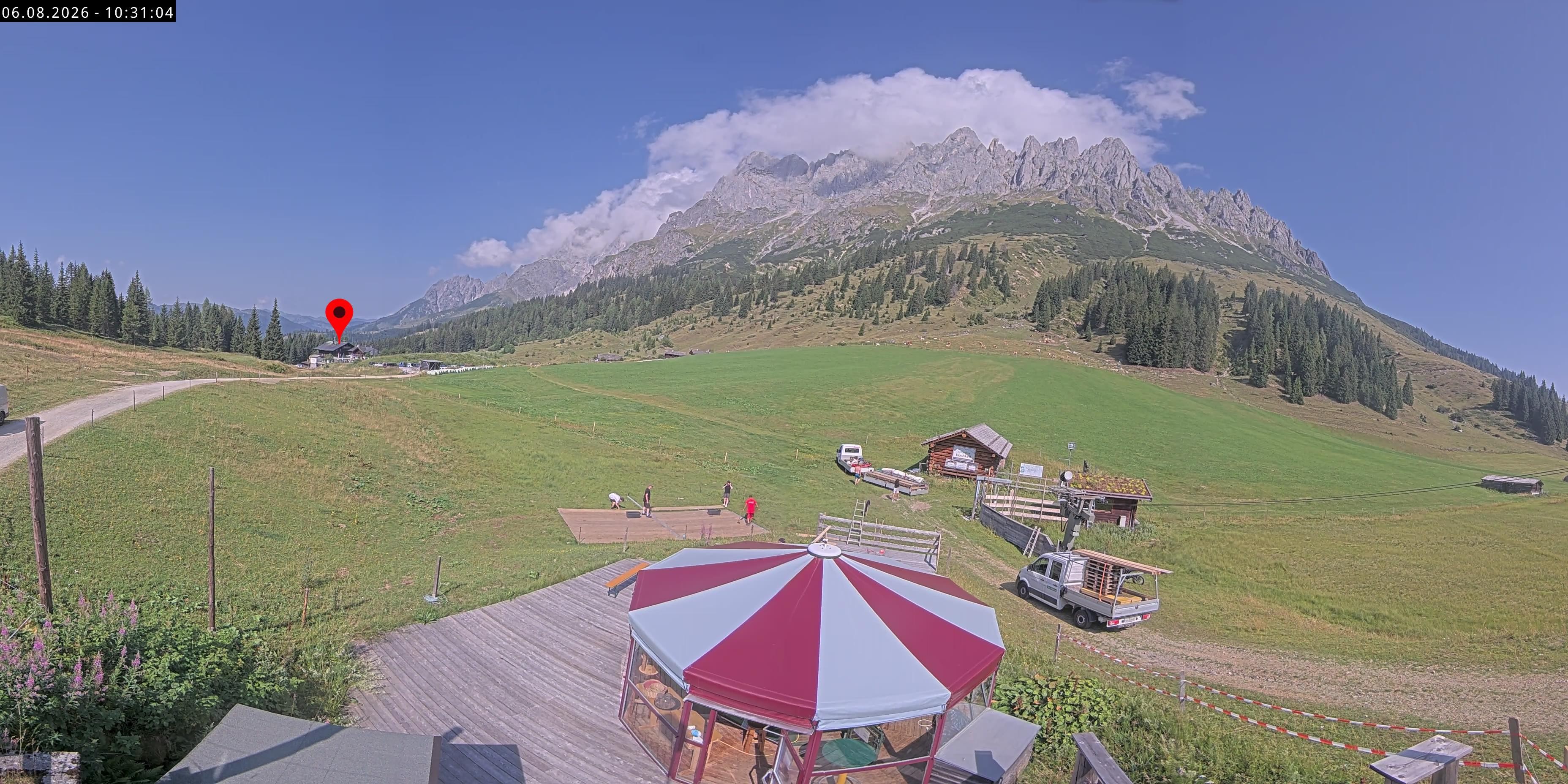 Archiv Foto Webcam Berghotel Arthurhaus am Hochkönig