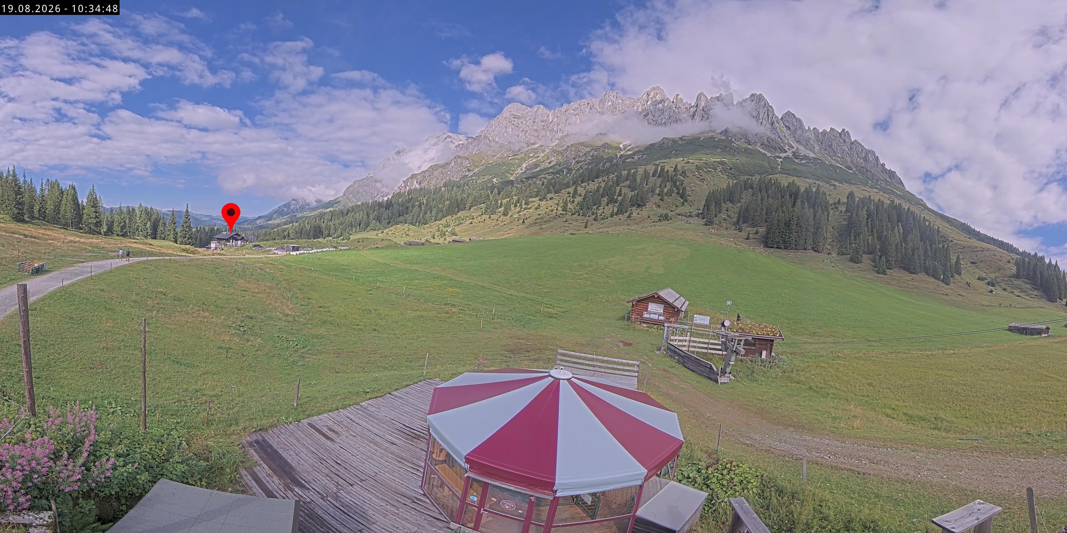 Archiv Foto Webcam Berghotel Arthurhaus am Hochkönig