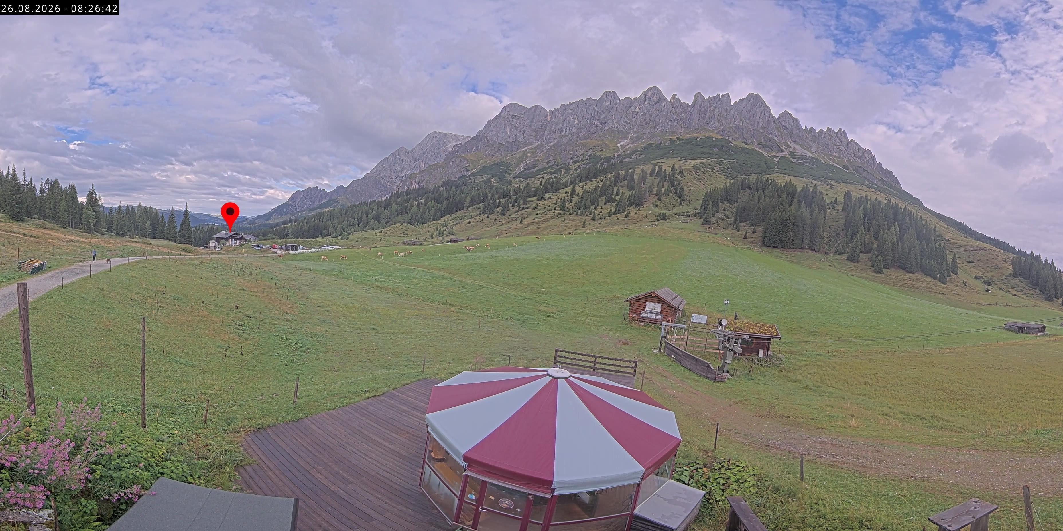 Archiv Foto Webcam Berghotel Arthurhaus am Hochkönig