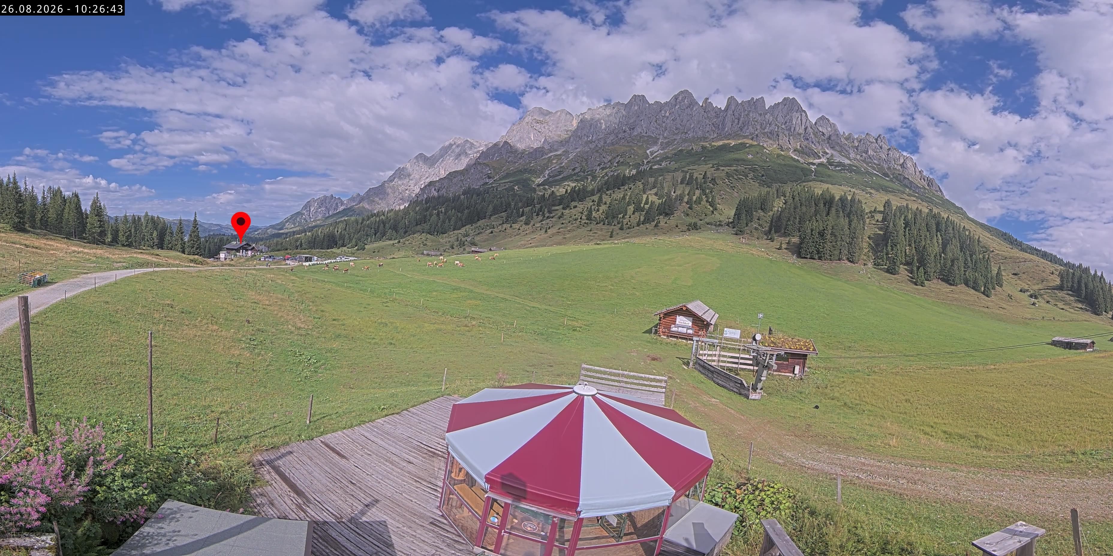 Archiv Foto Webcam Berghotel Arthurhaus am Hochkönig