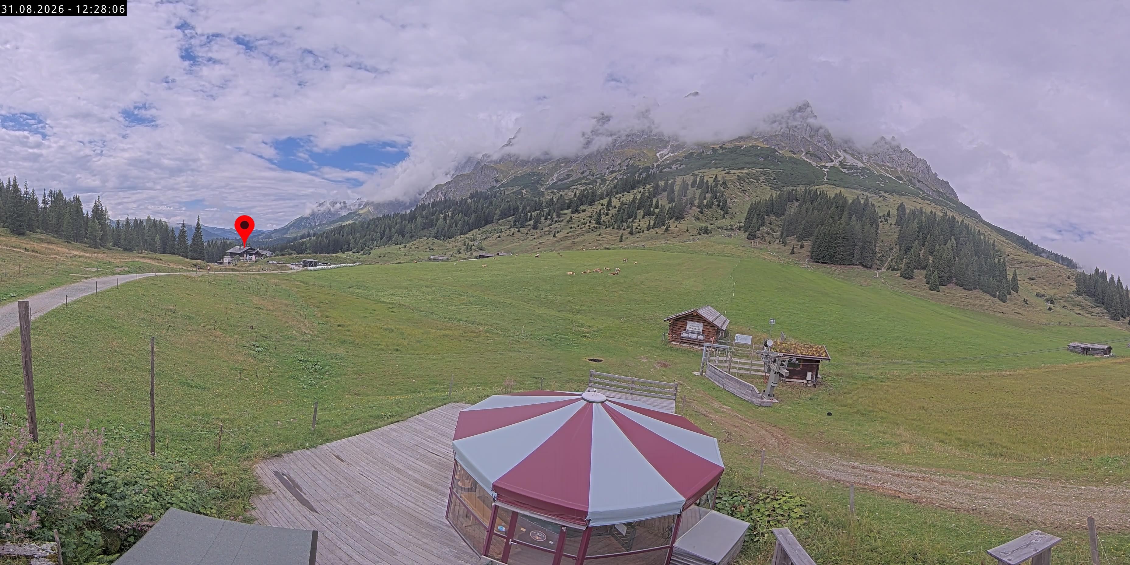 Archiv Foto Webcam Berghotel Arthurhaus am Hochkönig