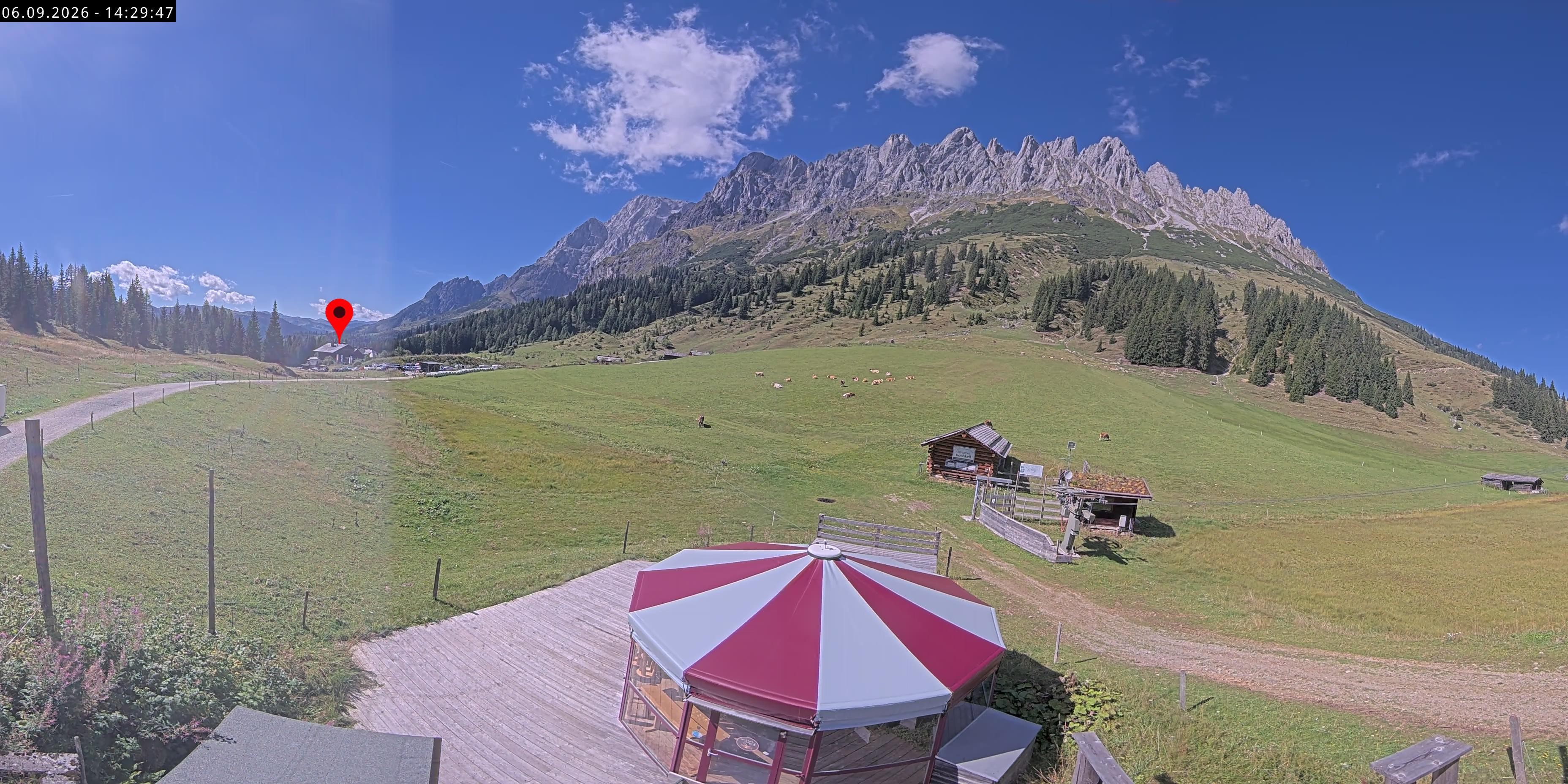 Archiv Foto Webcam Berghotel Arthurhaus am Hochkönig