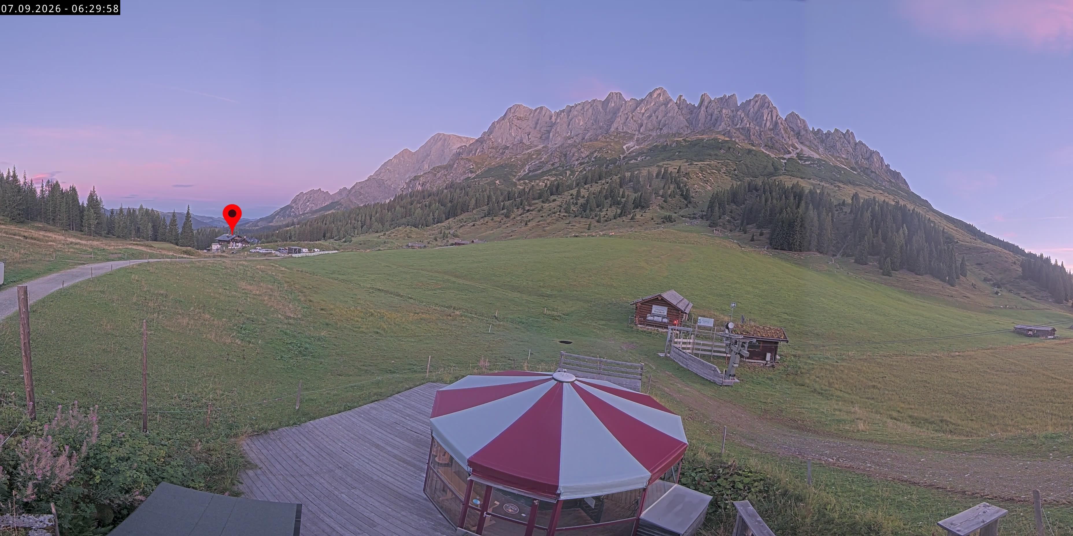 Archiv Foto Webcam Berghotel Arthurhaus am Hochkönig