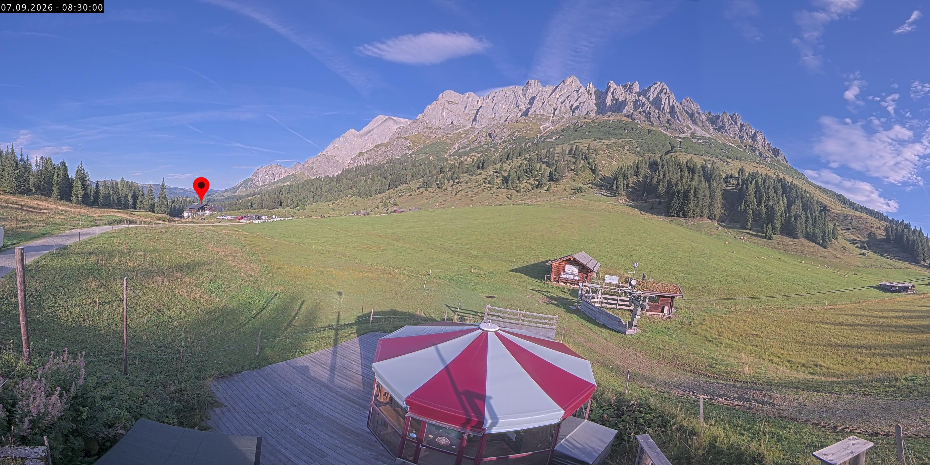 Archiv Foto Webcam Berghotel Arthurhaus am Hochkönig