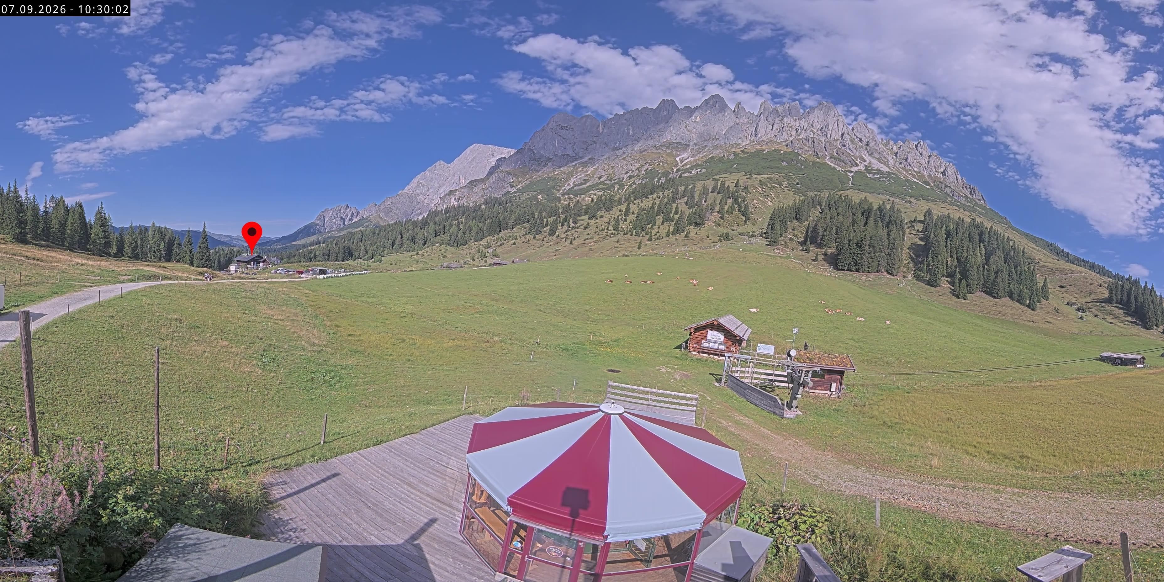 Archiv Foto Webcam Berghotel Arthurhaus am Hochkönig