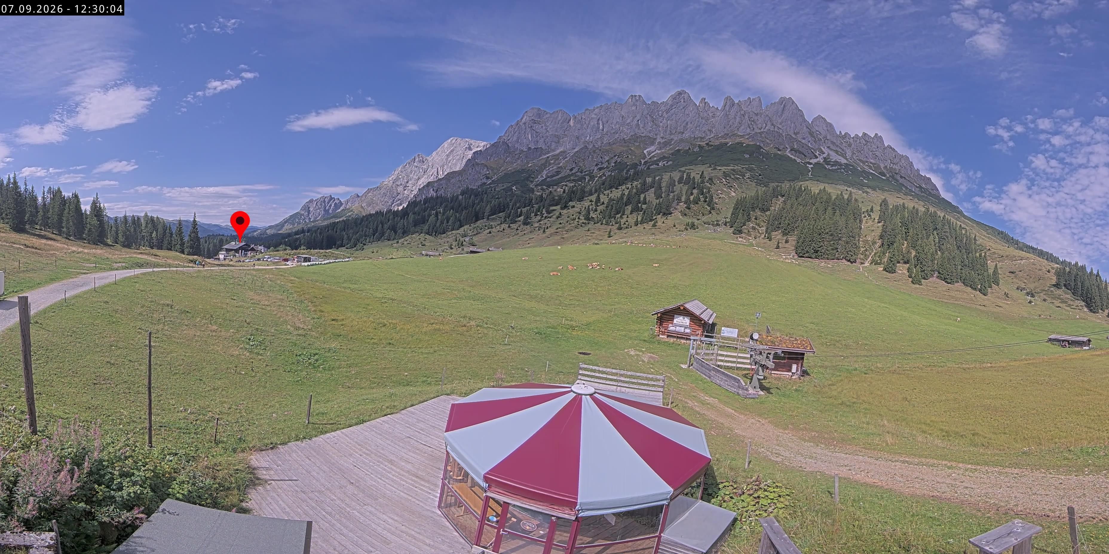 Archiv Foto Webcam Berghotel Arthurhaus am Hochkönig