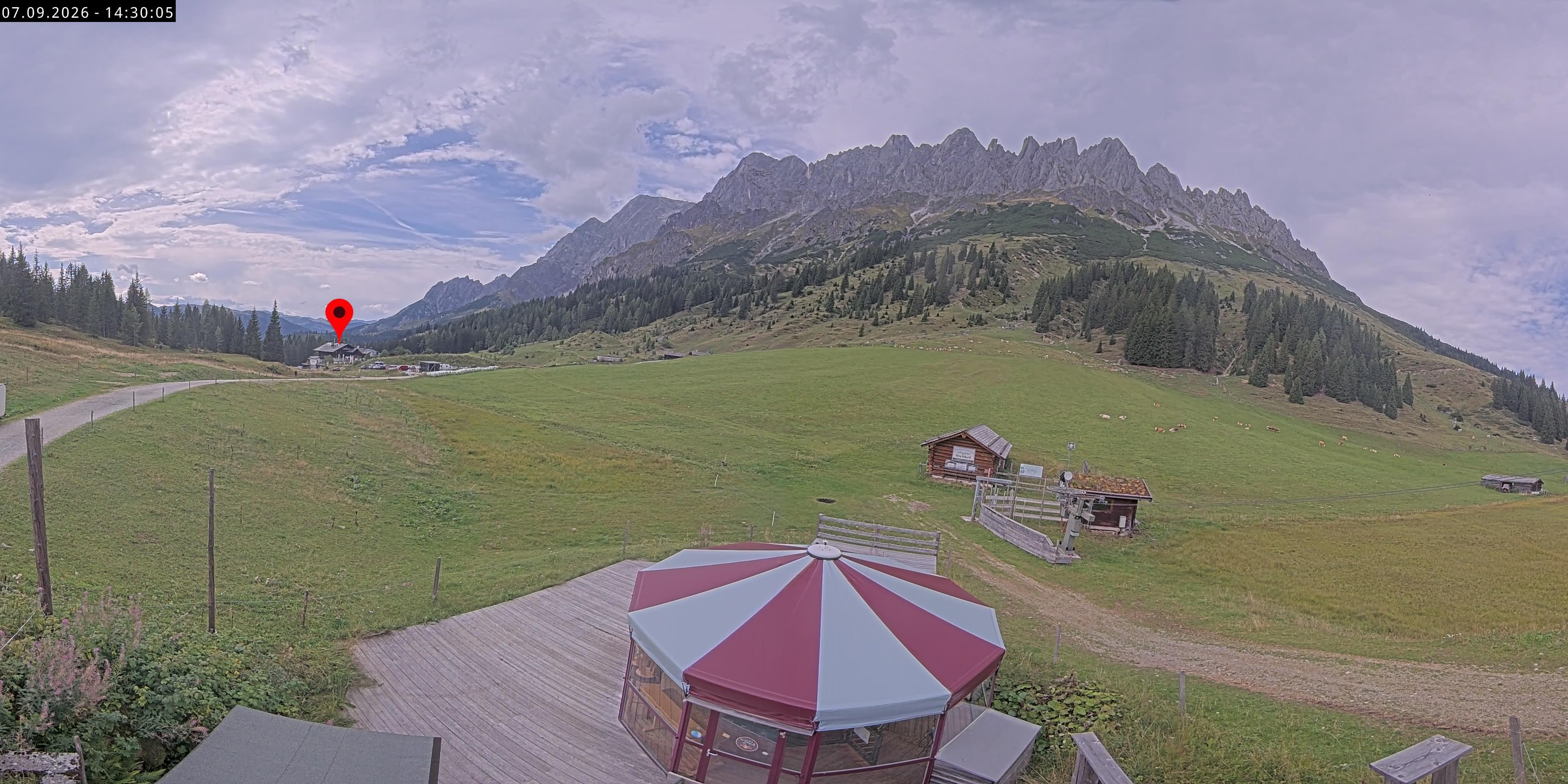 Archiv Foto Webcam Berghotel Arthurhaus am Hochkönig