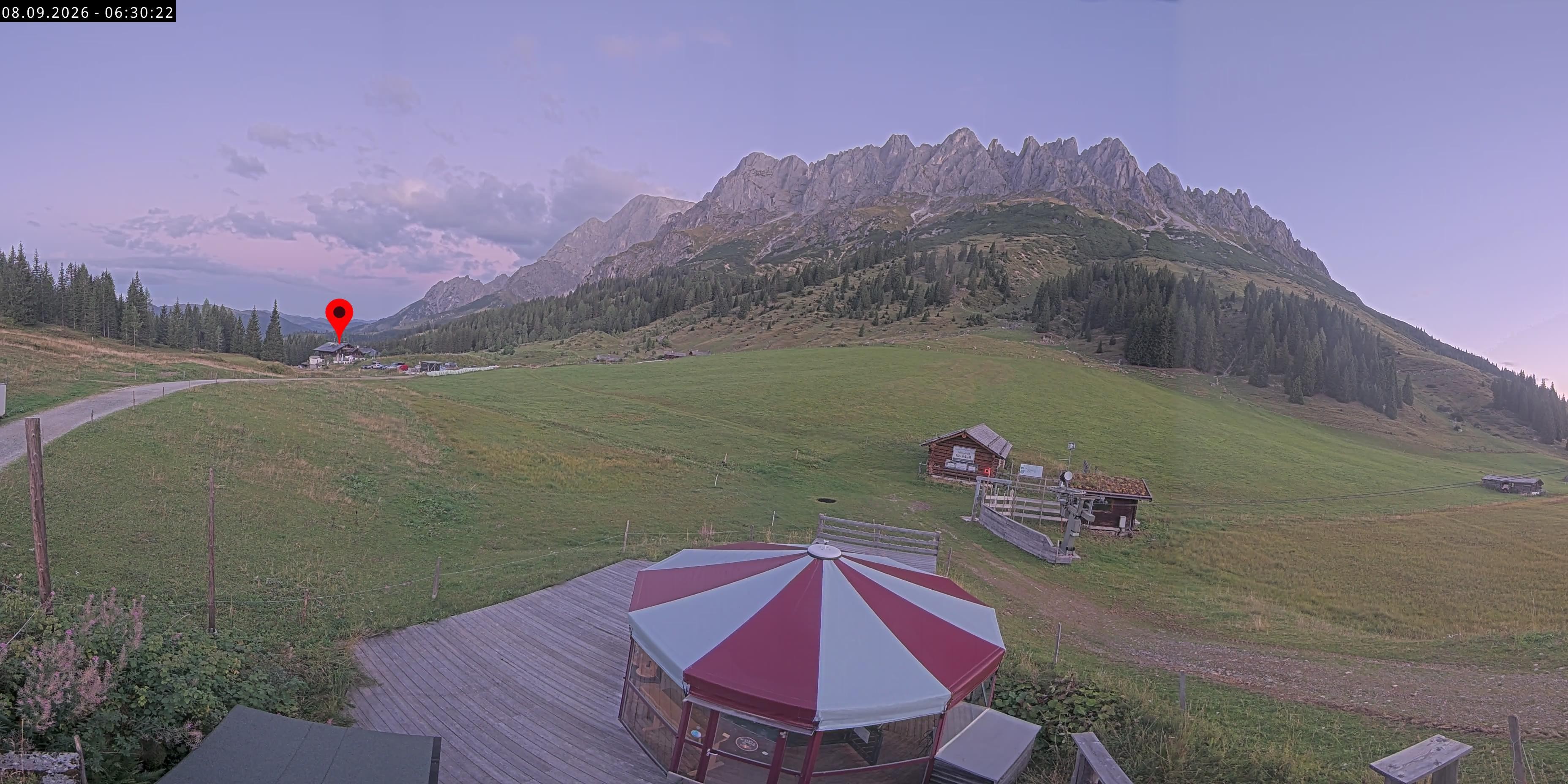 Archiv Foto Webcam Berghotel Arthurhaus am Hochkönig