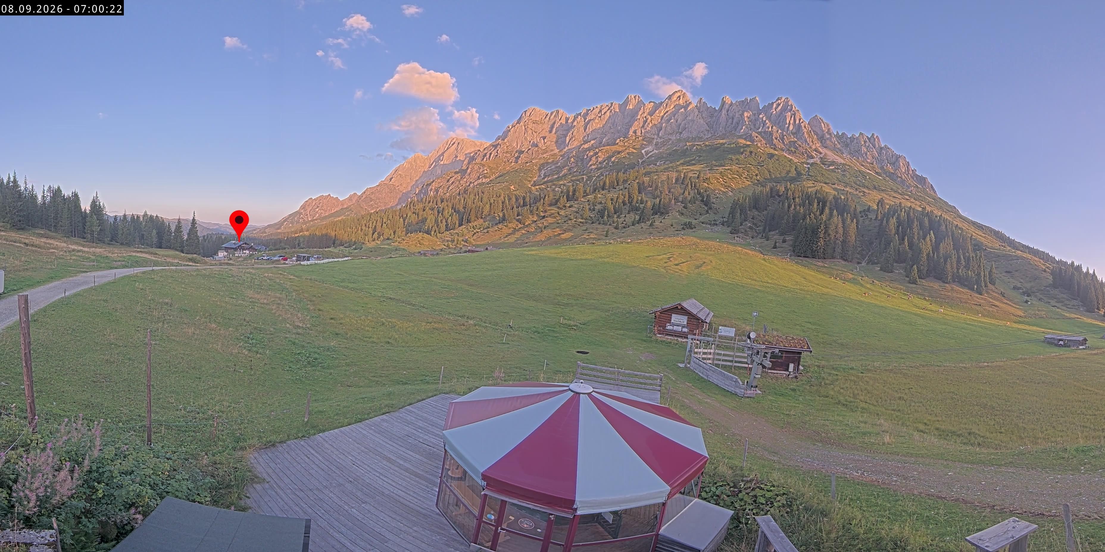 Archiv Foto Webcam Berghotel Arthurhaus am Hochkönig