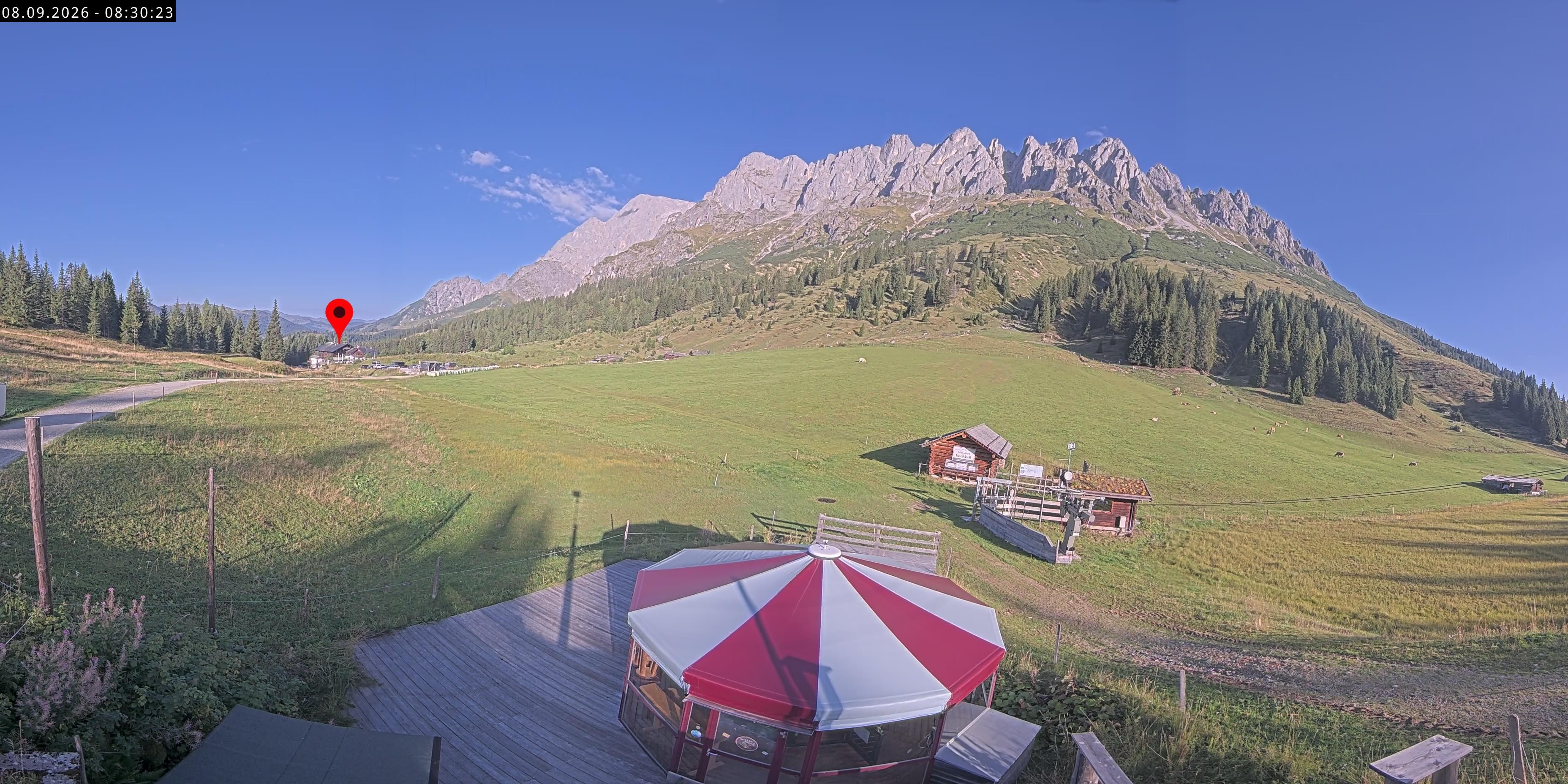 Archiv Foto Webcam Berghotel Arthurhaus am Hochkönig