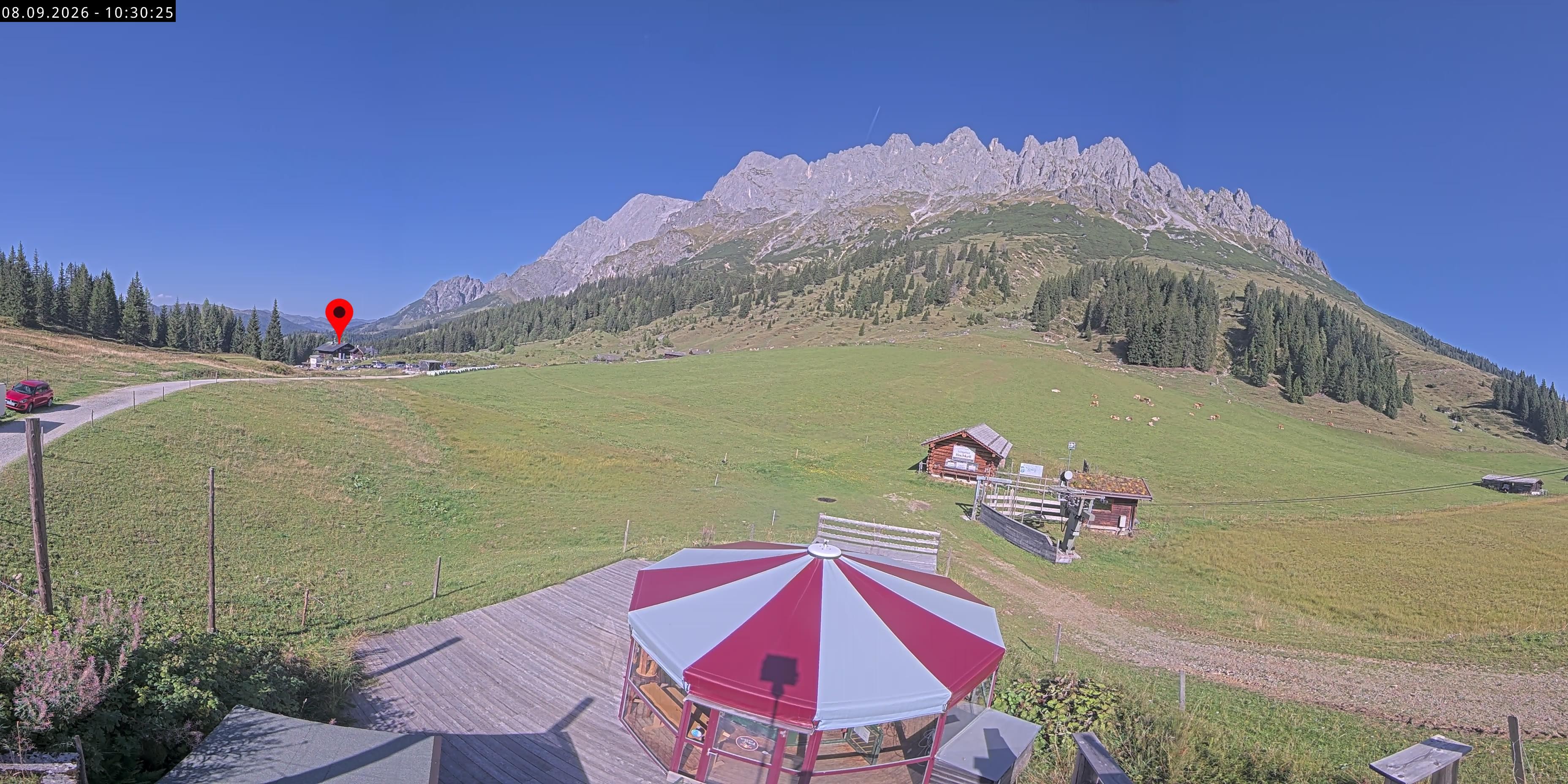 Archiv Foto Webcam Berghotel Arthurhaus am Hochkönig