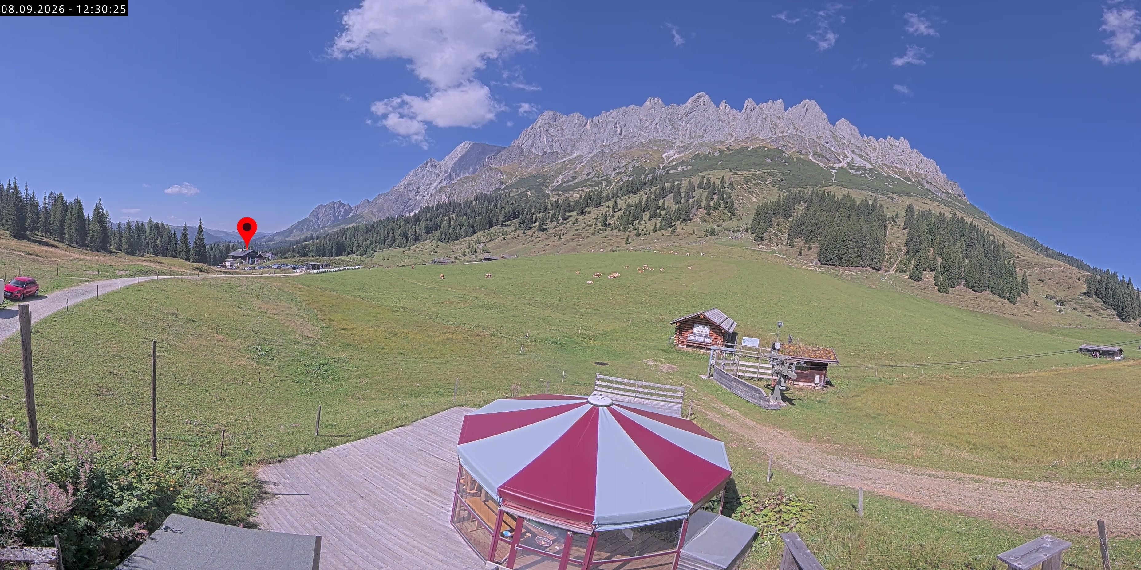 Archiv Foto Webcam Berghotel Arthurhaus am Hochkönig
