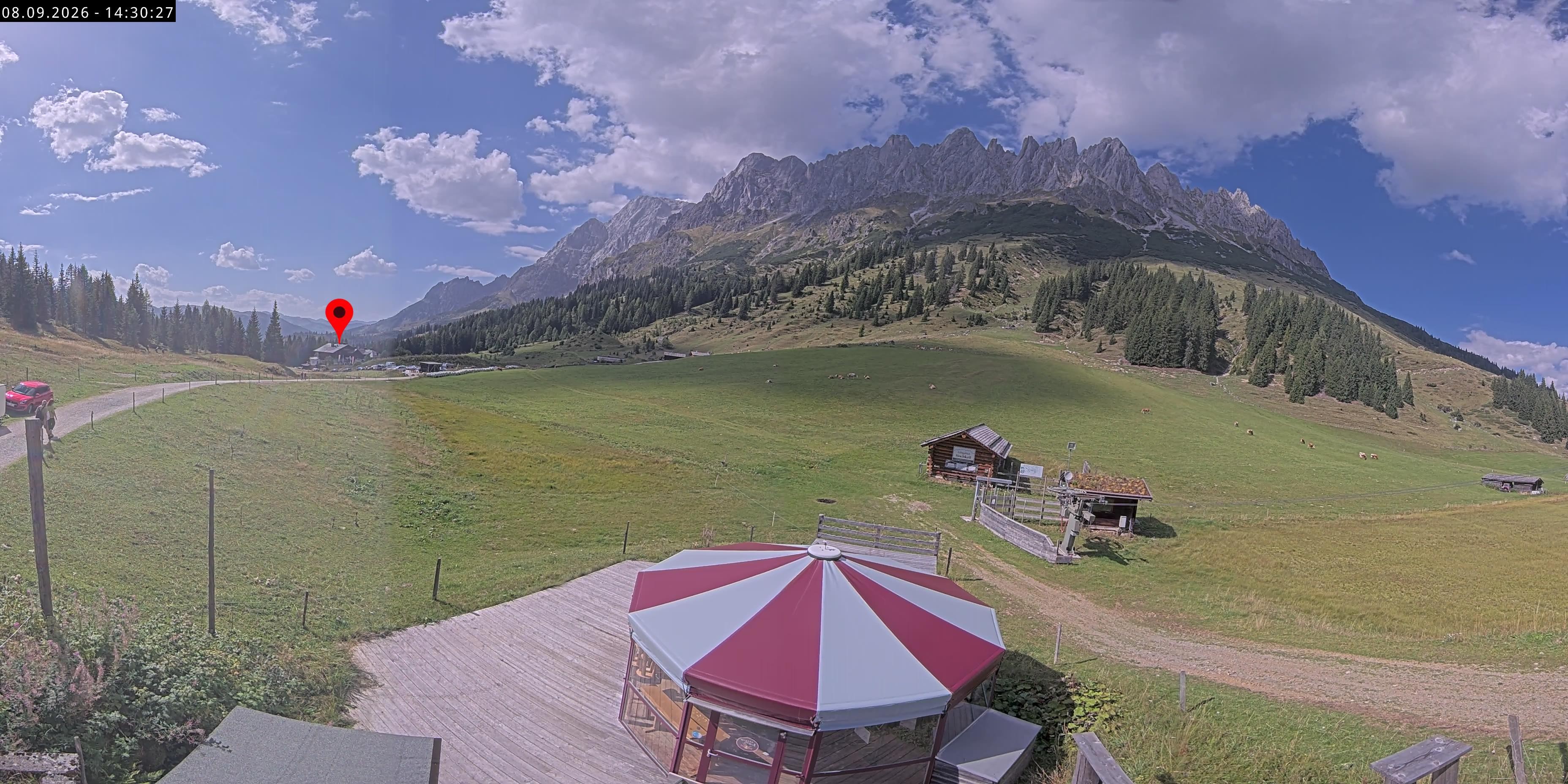 Archiv Foto Webcam Berghotel Arthurhaus am Hochkönig