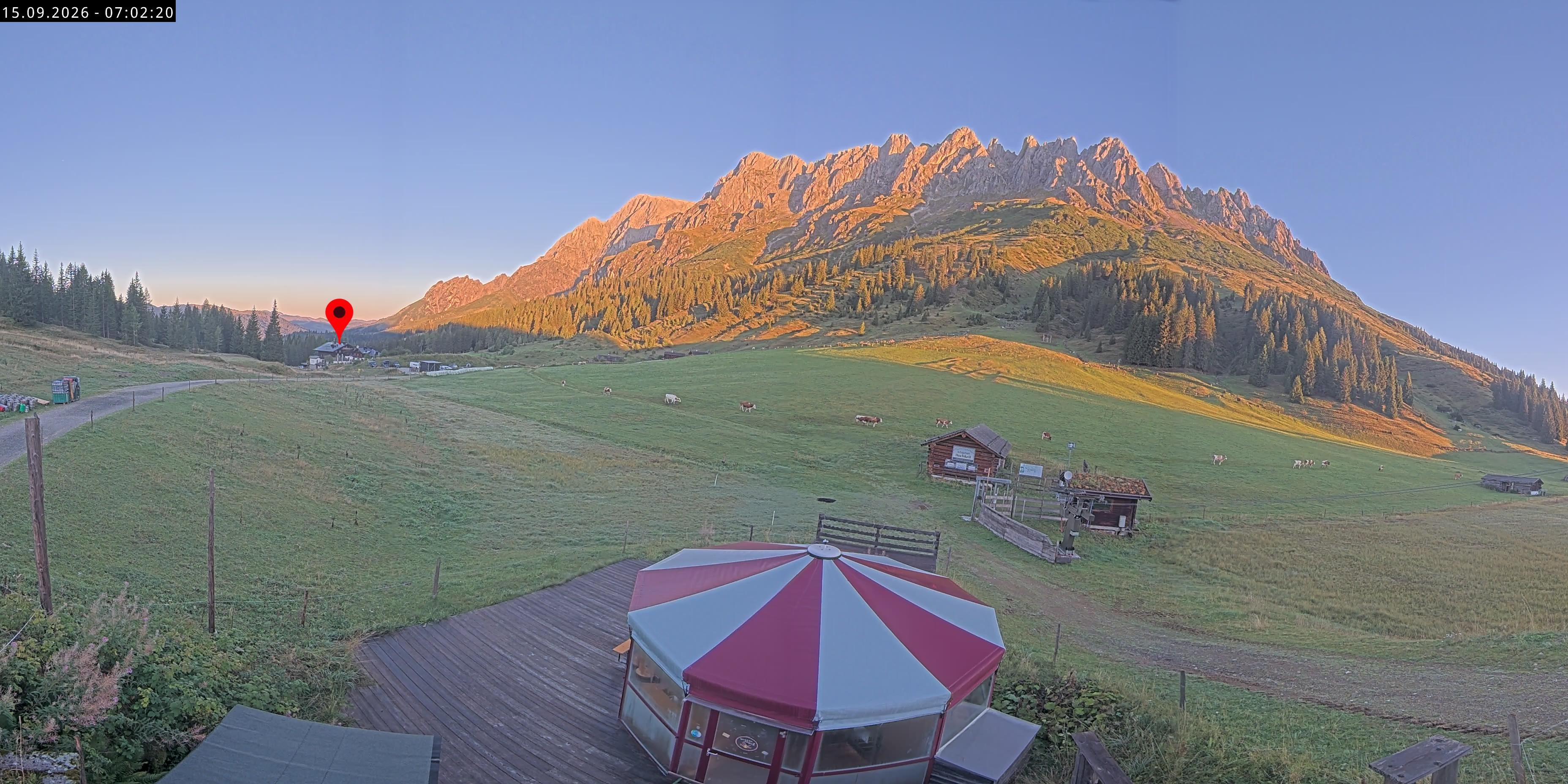 Archiv Foto Webcam Berghotel Arthurhaus am Hochkönig