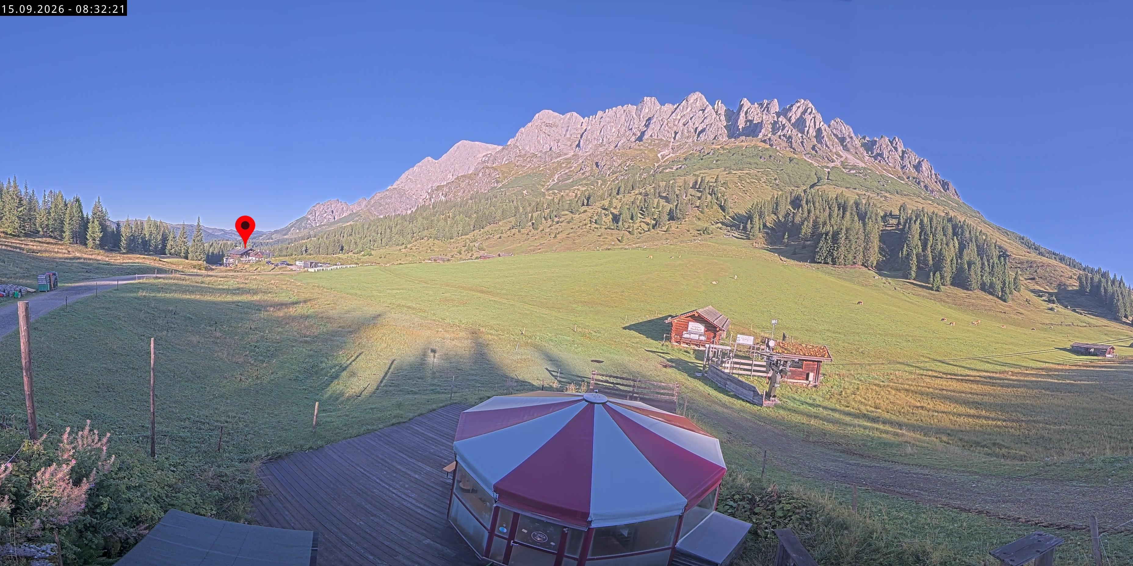 Archiv Foto Webcam Berghotel Arthurhaus am Hochkönig