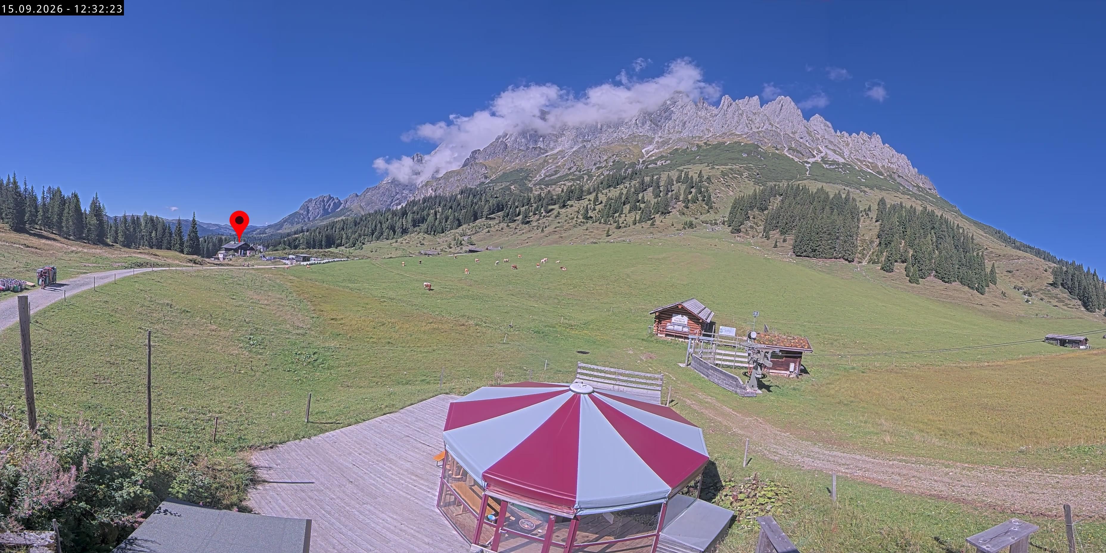 Archiv Foto Webcam Berghotel Arthurhaus am Hochkönig