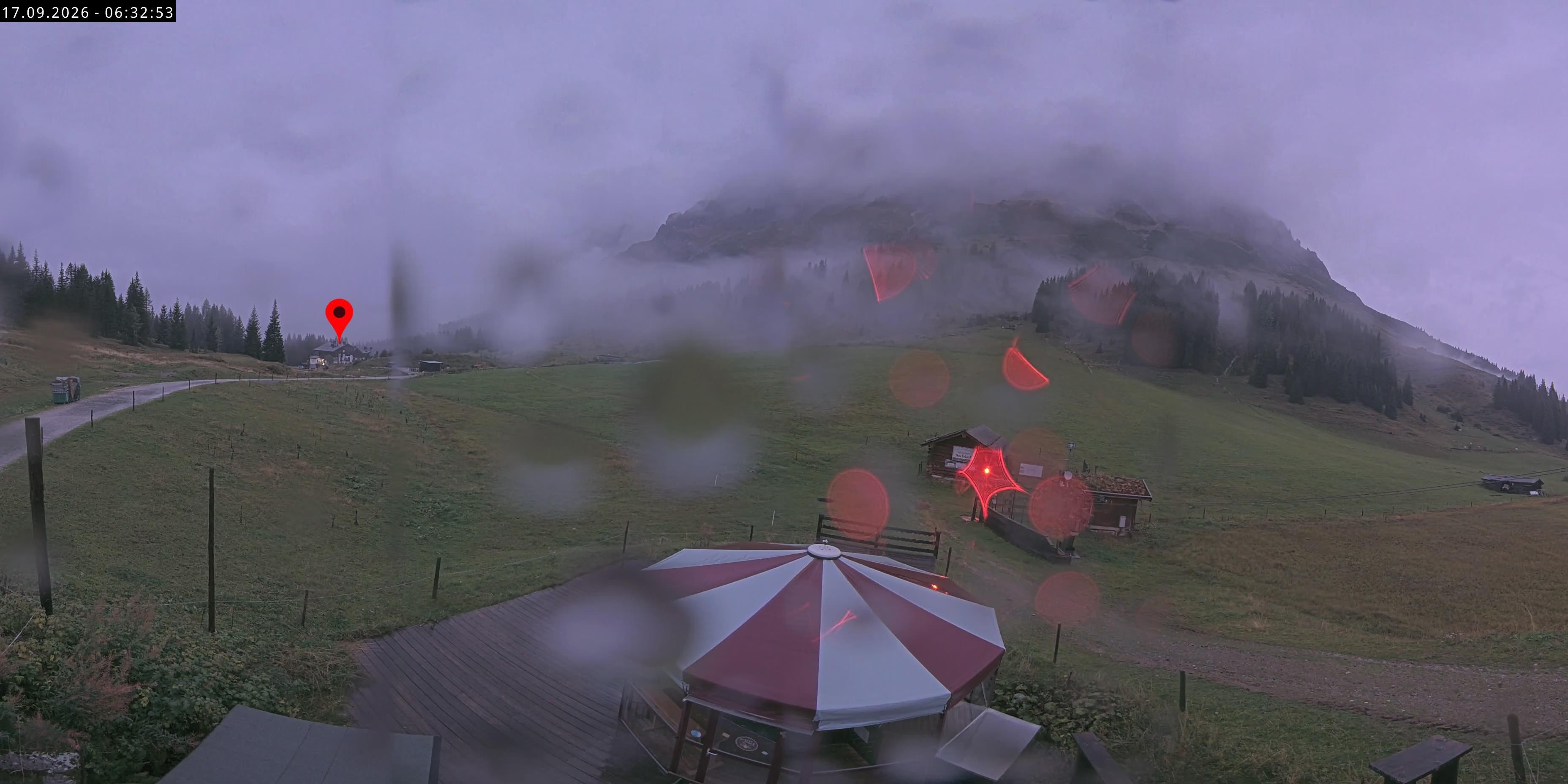 Archived image Webcam Mountain inn Arthurhaus at Hochkönig