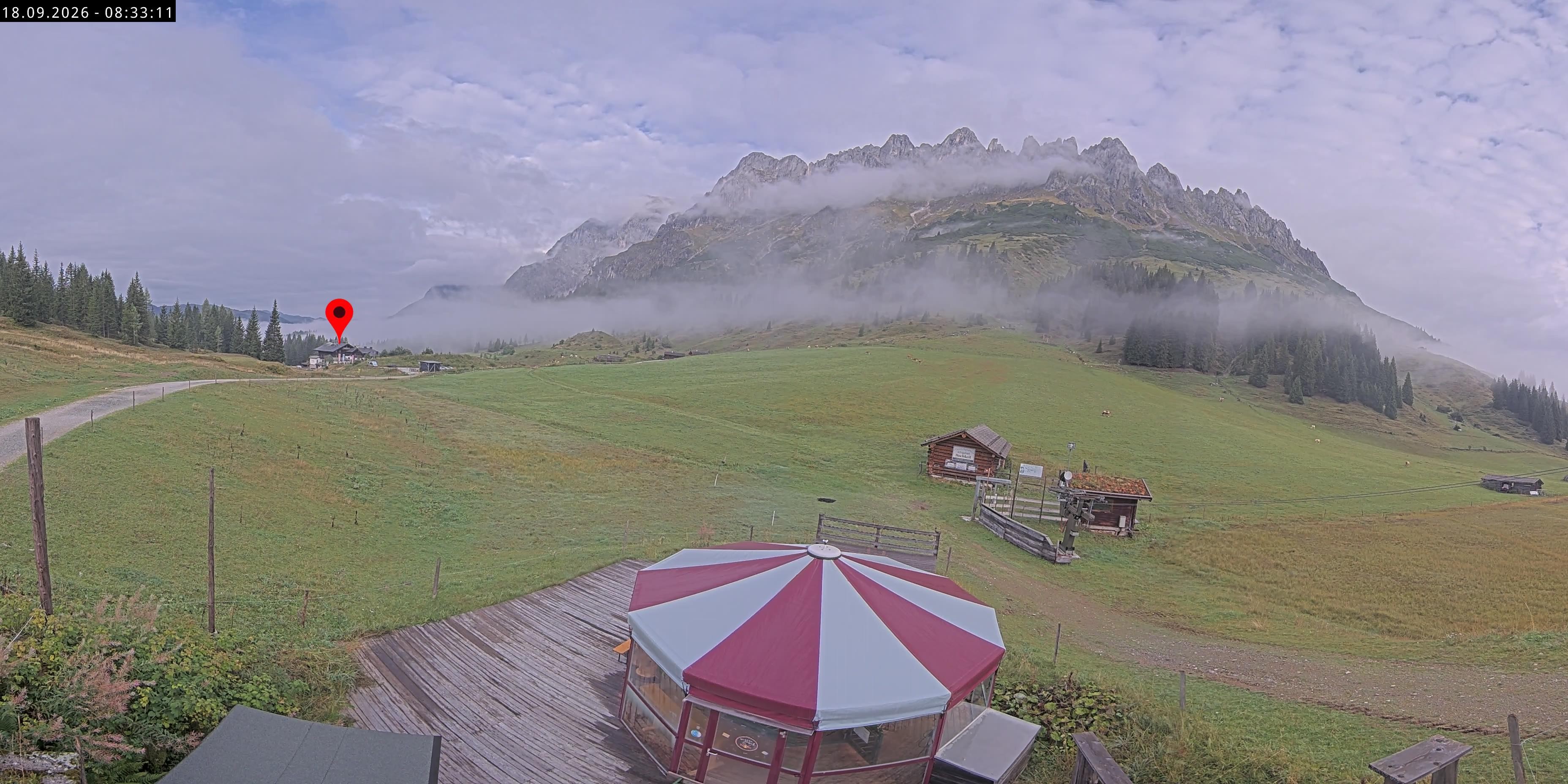 Archiv Foto Webcam Berghotel Arthurhaus am Hochkönig