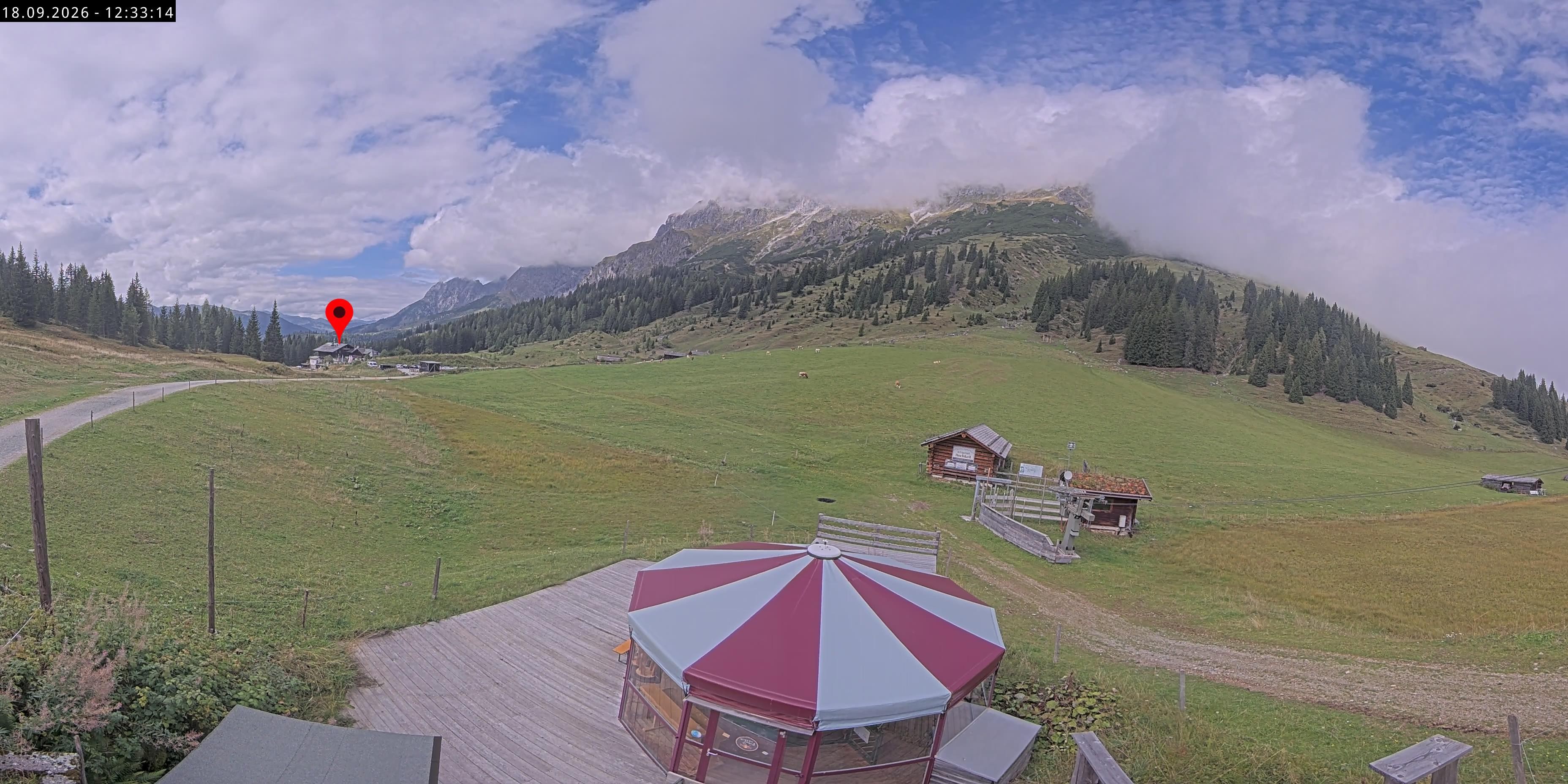 Archiv Foto Webcam Berghotel Arthurhaus am Hochkönig