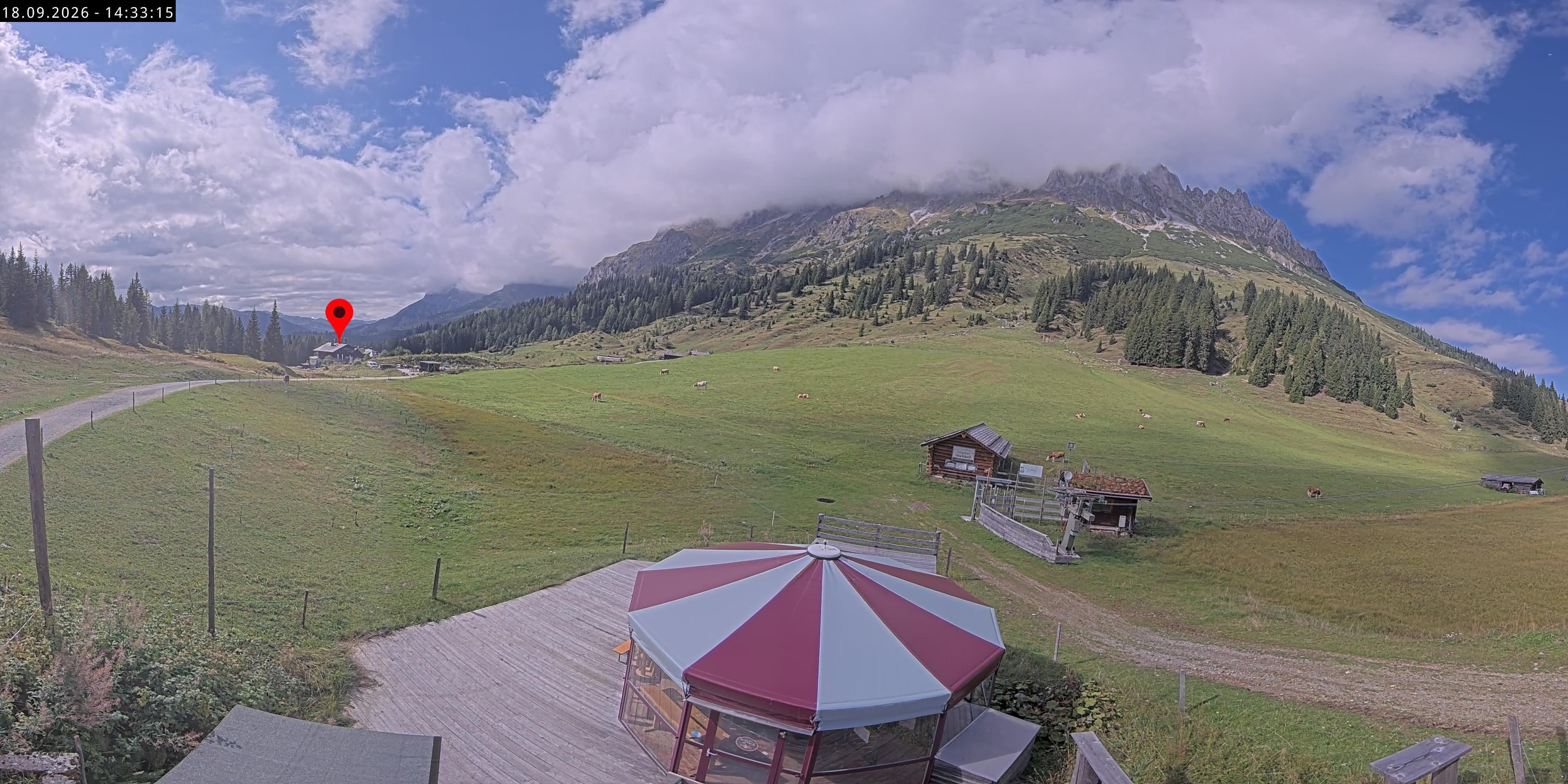Archiv Foto Webcam Berghotel Arthurhaus am Hochkönig