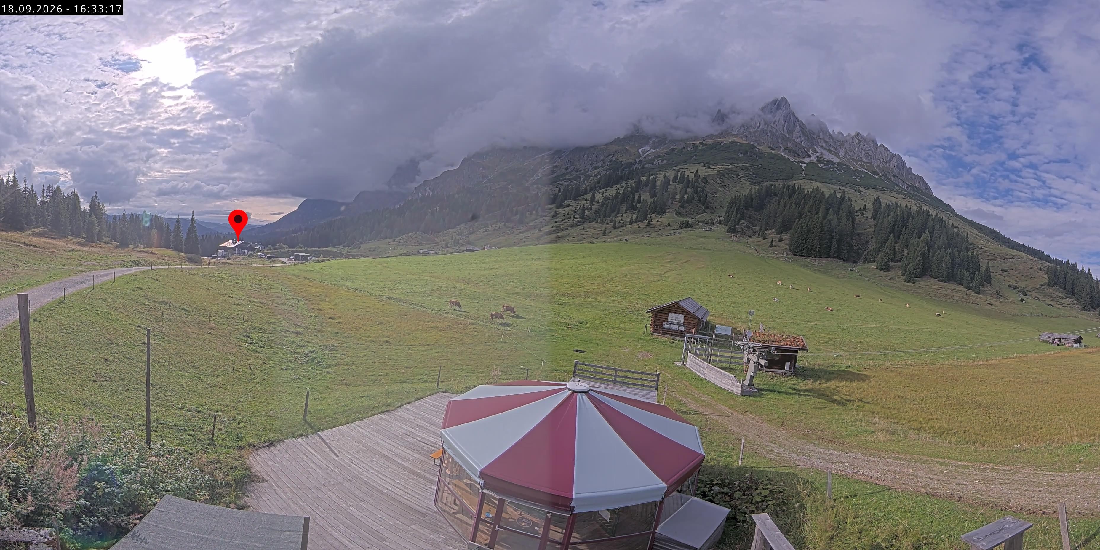 Archiv Foto Webcam Berghotel Arthurhaus am Hochkönig