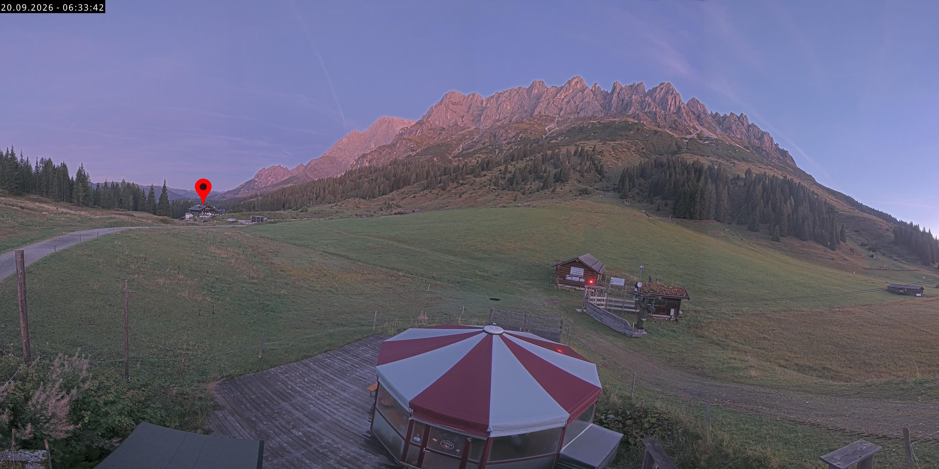 Archiv Foto Webcam Berghotel Arthurhaus am Hochkönig