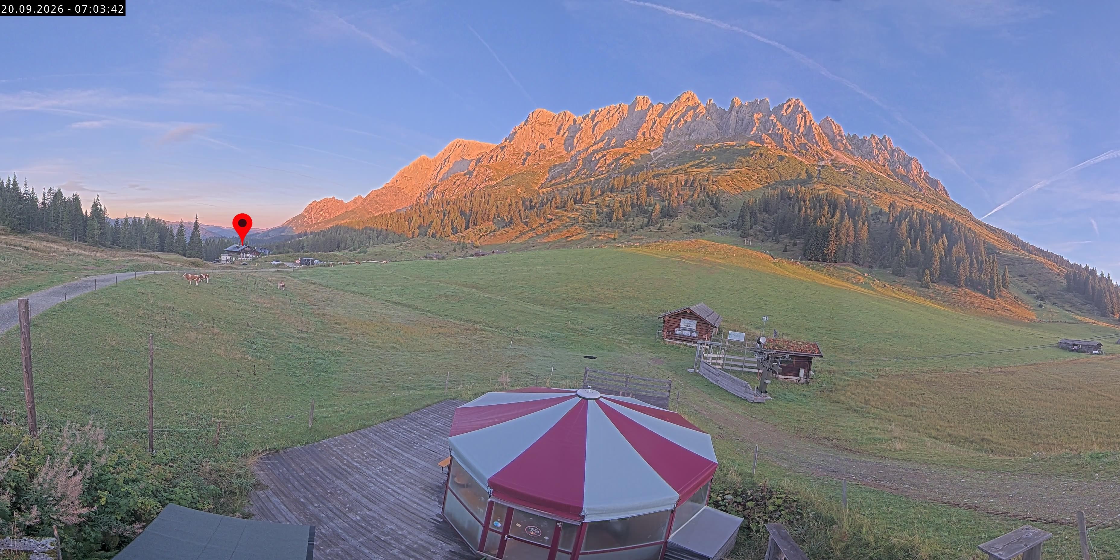 Archiv Foto Webcam Berghotel Arthurhaus am Hochkönig
