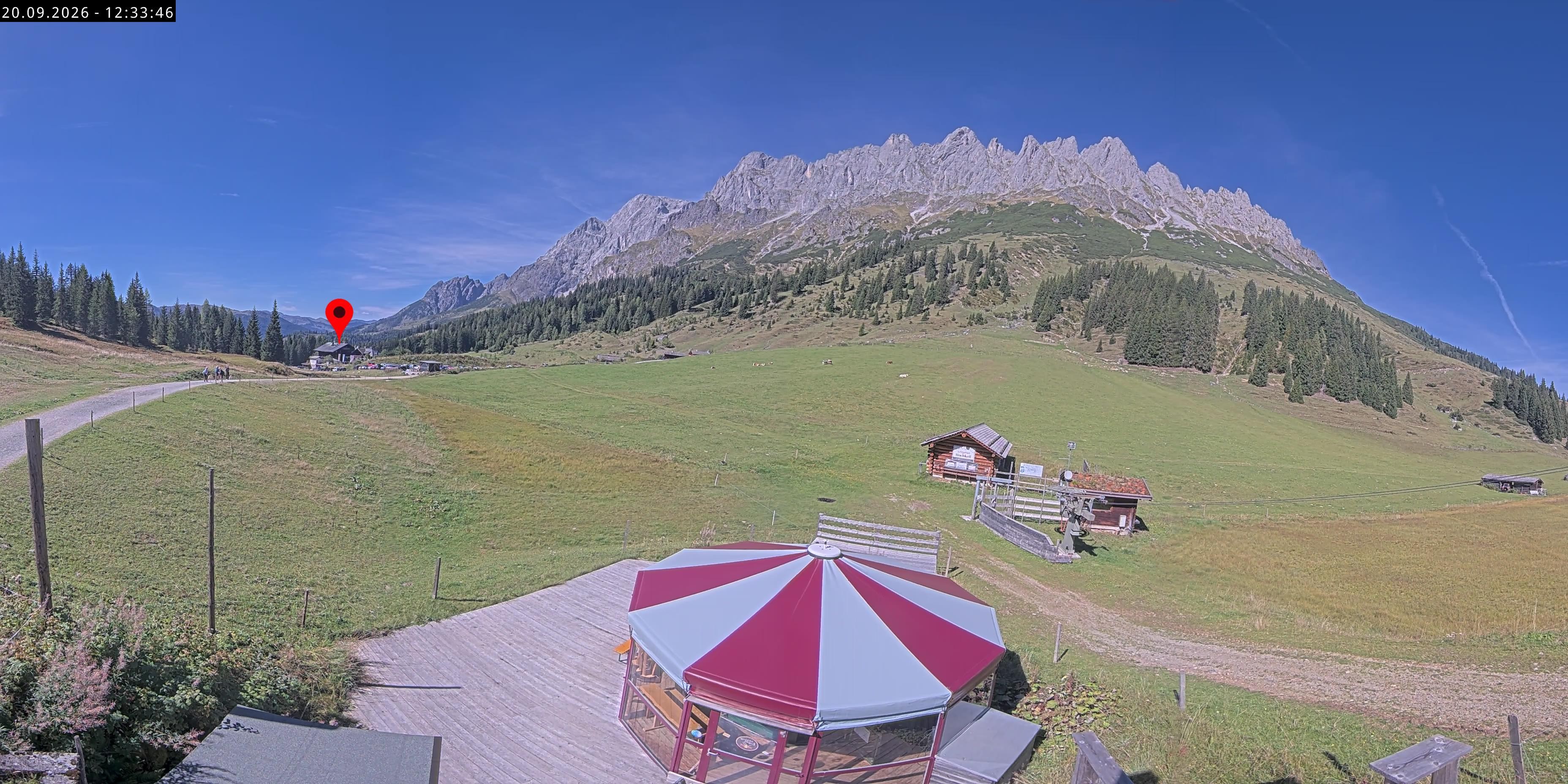 Archiv Foto Webcam Berghotel Arthurhaus am Hochkönig