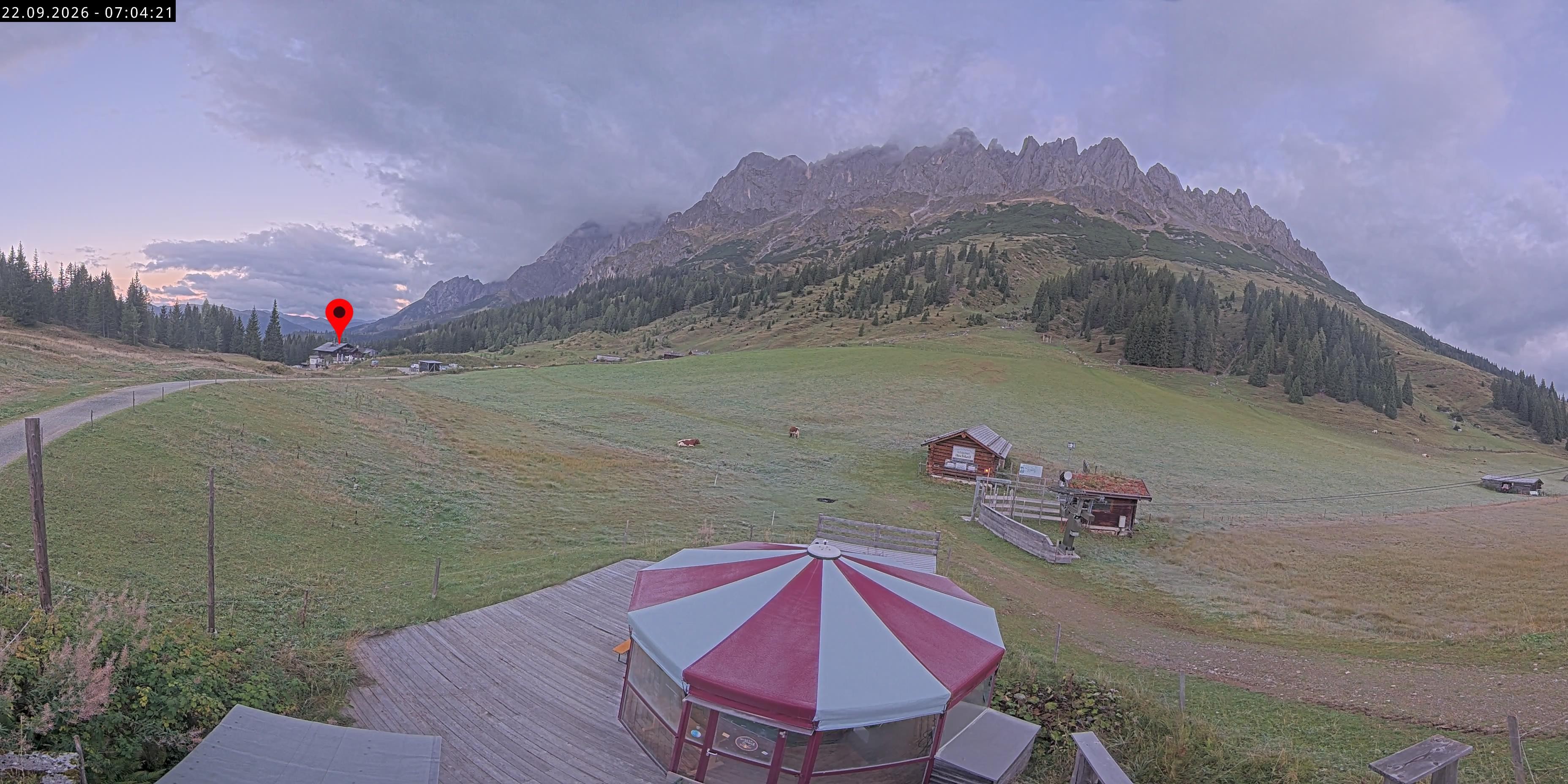 Archiv Foto Webcam Berghotel Arthurhaus am Hochkönig