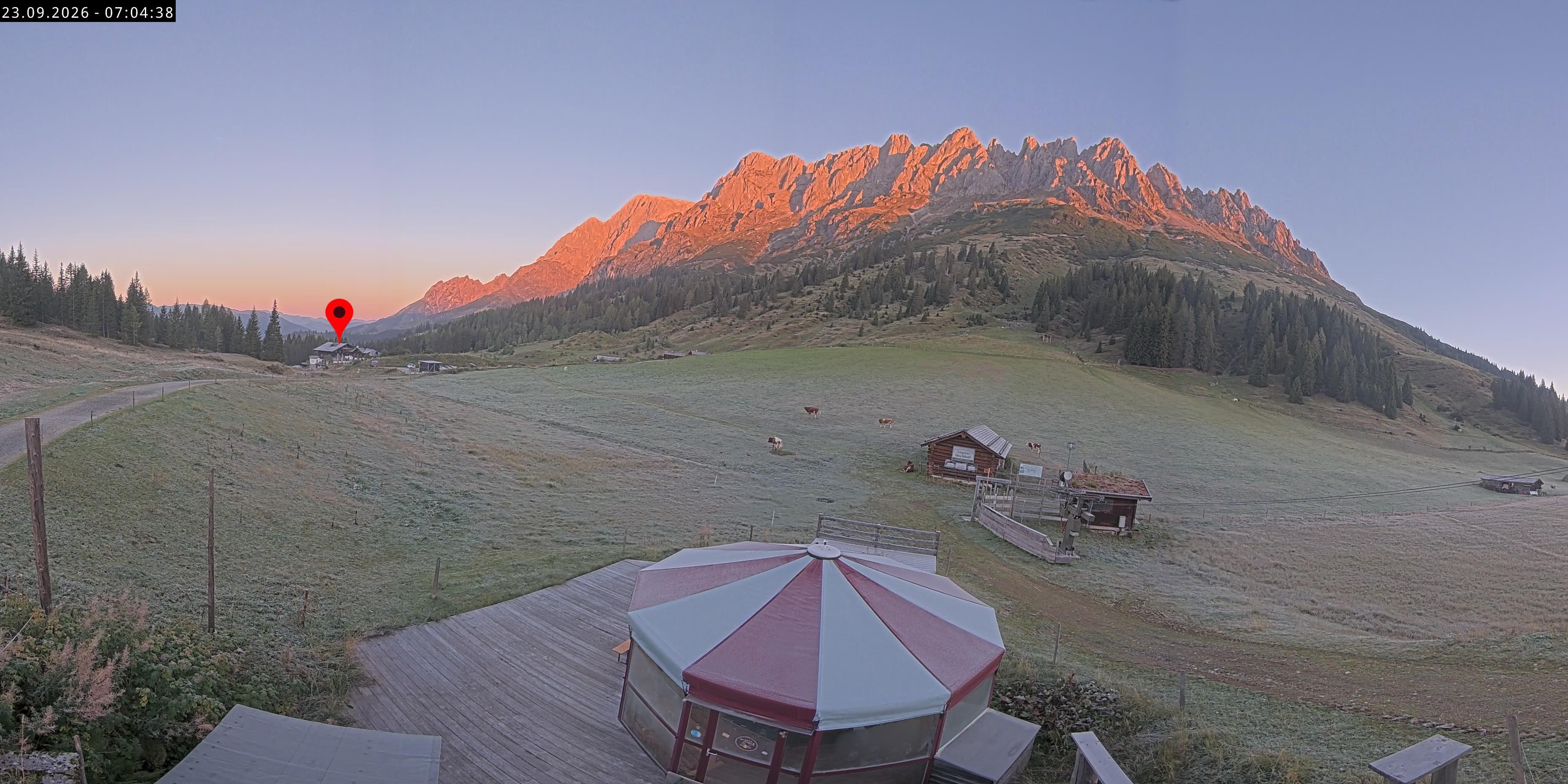 Archiv Foto Webcam Berghotel Arthurhaus am Hochkönig