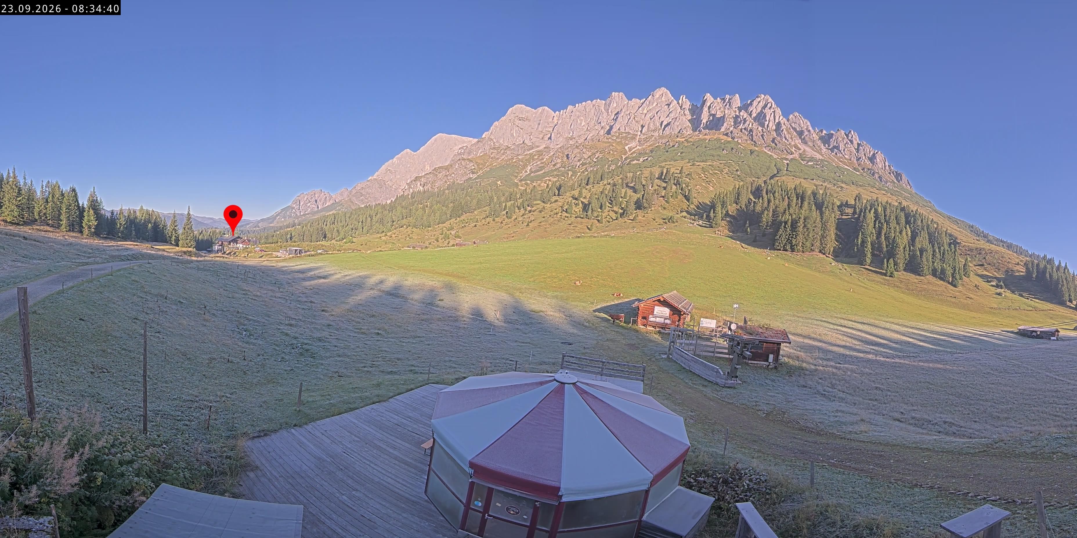 Archiv Foto Webcam Berghotel Arthurhaus am Hochkönig