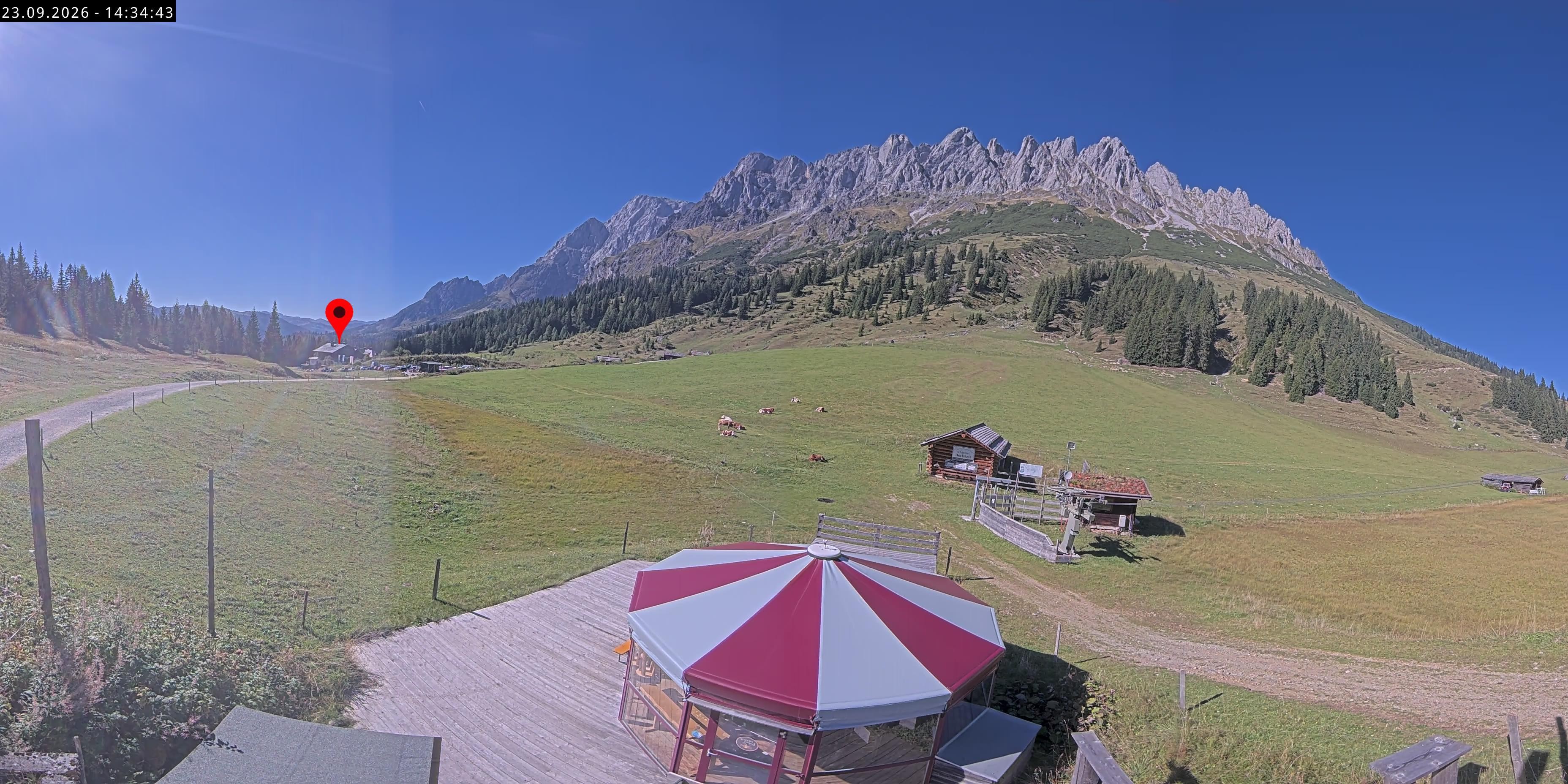 Archiv Foto Webcam Berghotel Arthurhaus am Hochkönig