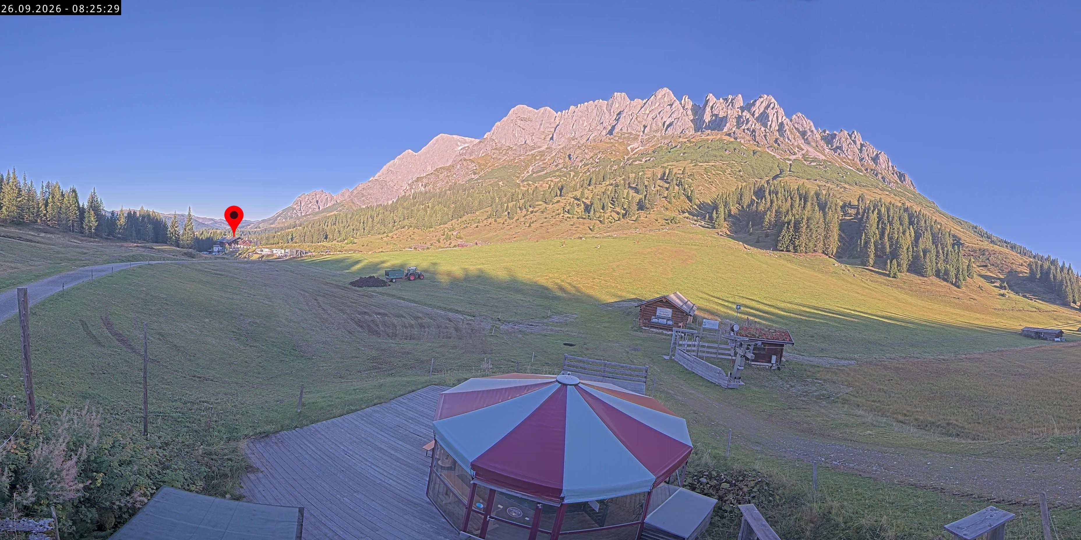 Archiv Foto Webcam Berghotel Arthurhaus am Hochkönig
