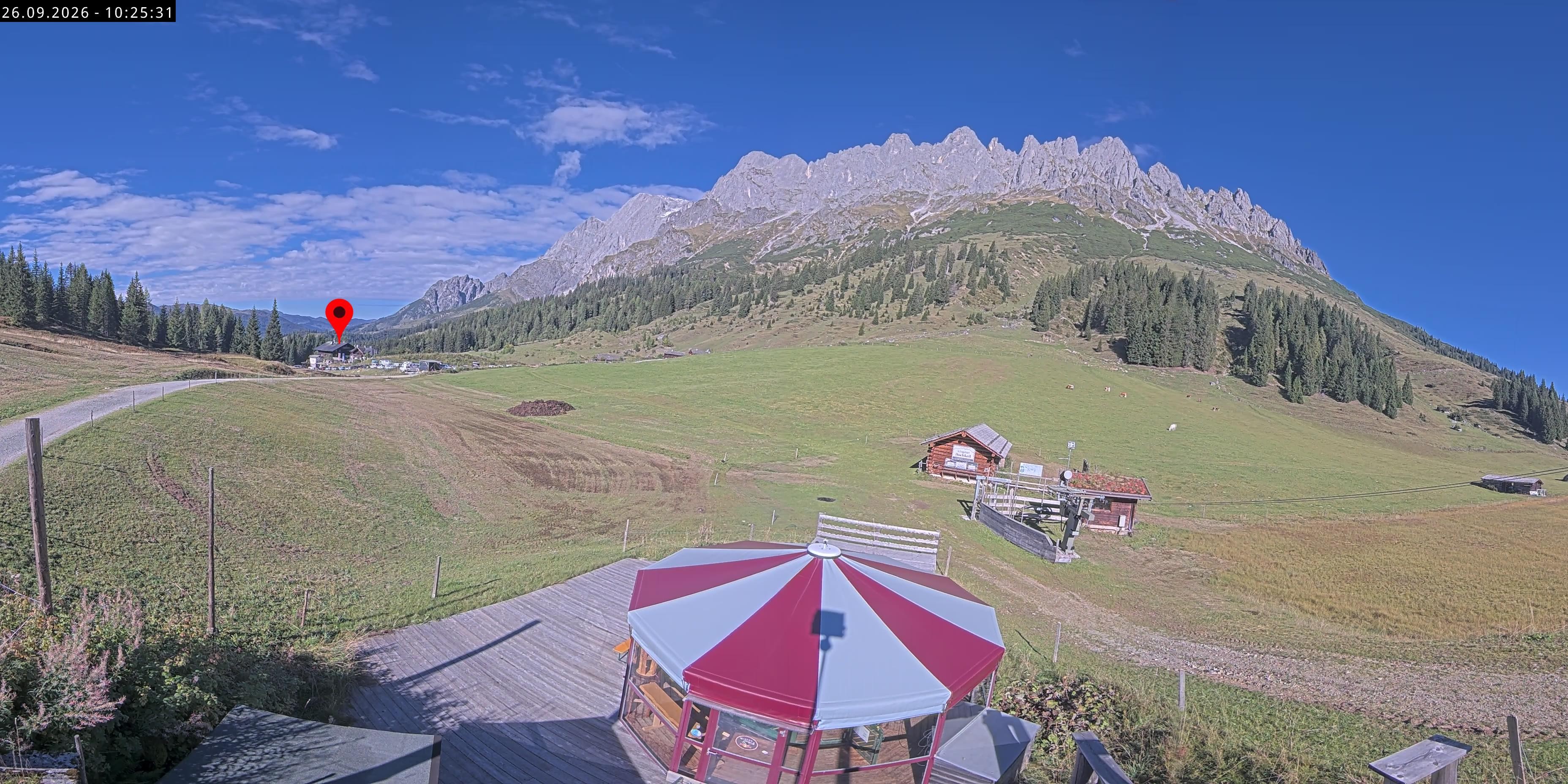 Archiv Foto Webcam Berghotel Arthurhaus am Hochkönig