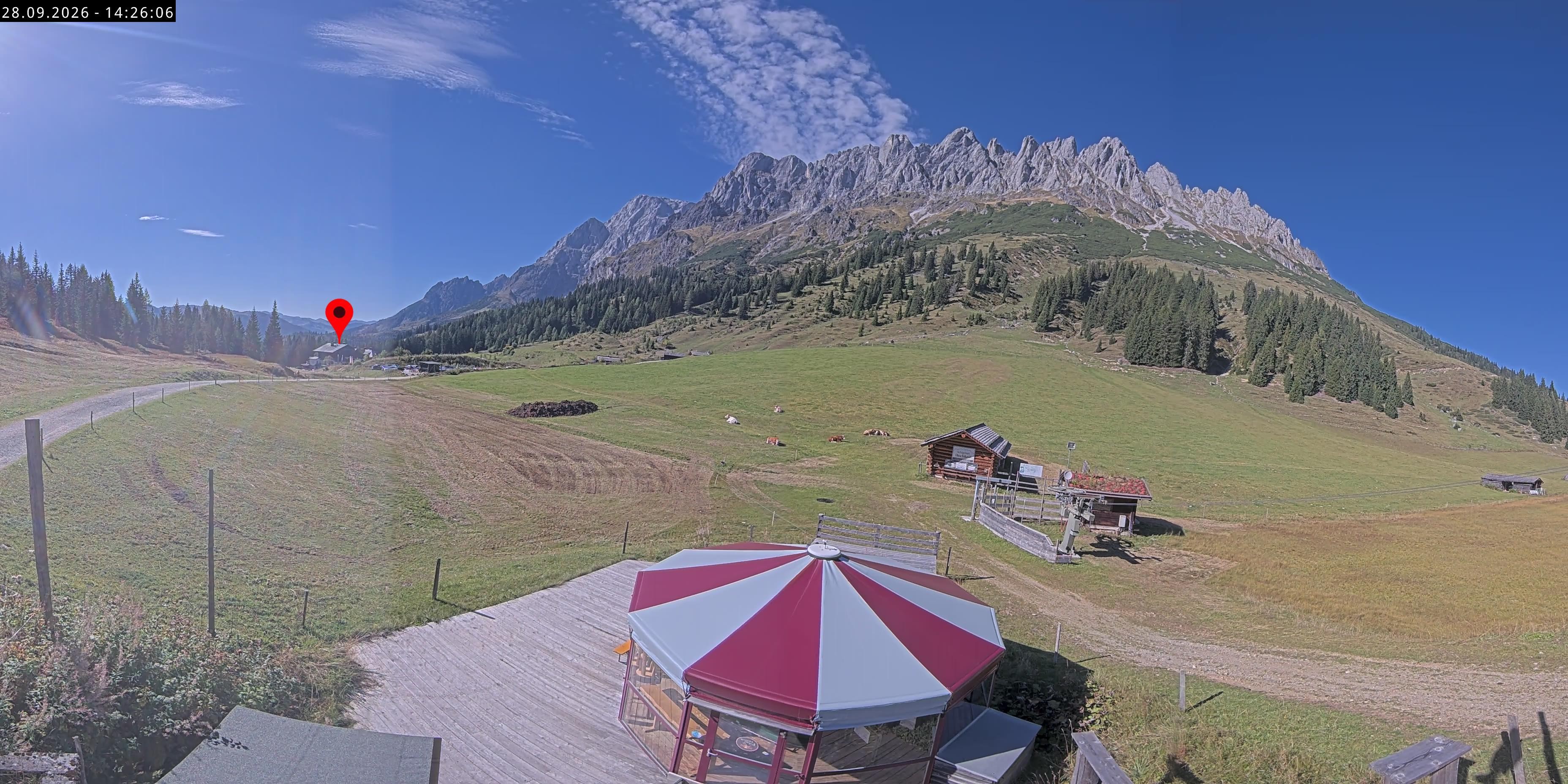 Archiv Foto Webcam Berghotel Arthurhaus am Hochkönig
