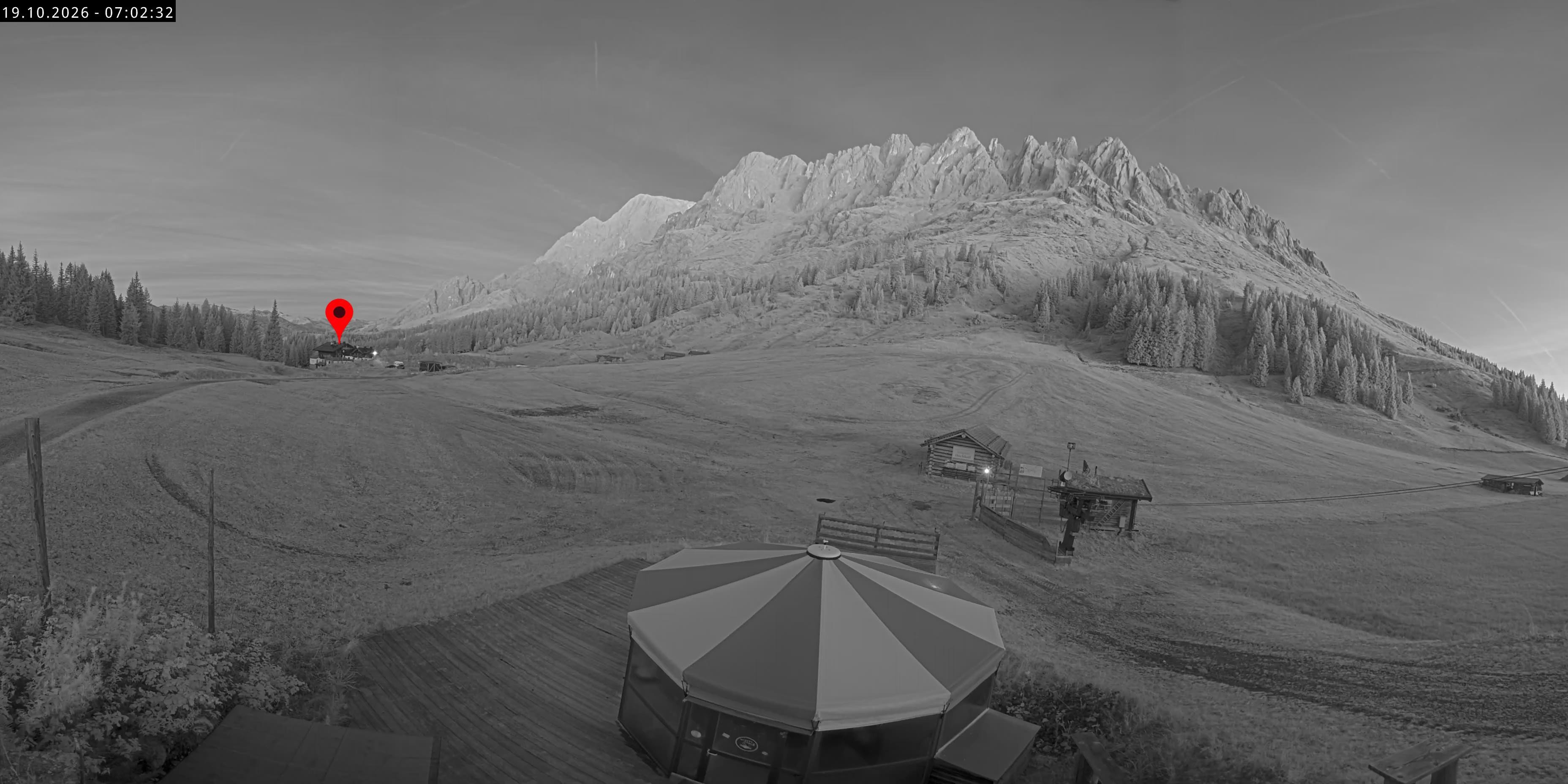Archiv Foto Webcam Berghotel Arthurhaus am Hochkönig