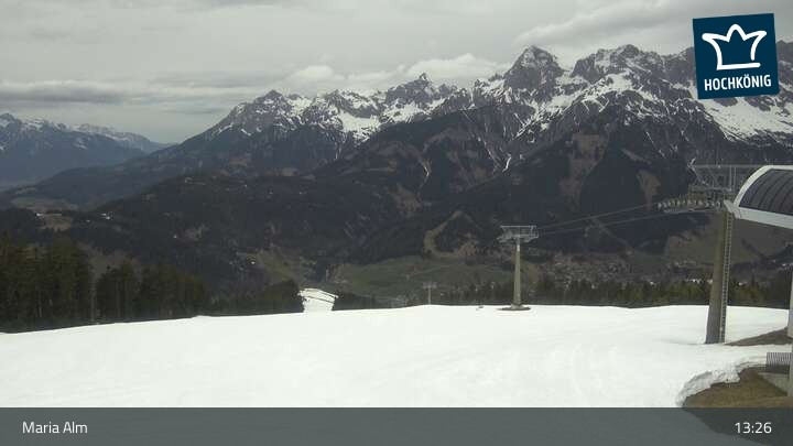 Archived image Webcam Hochmaisalm Top Station