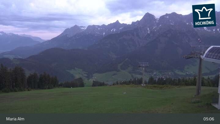 Archived image Webcam Hochmaisalm Top Station