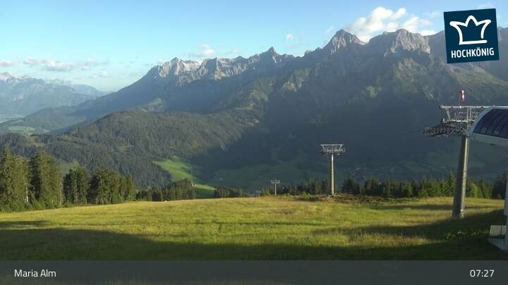 Archived image Webcam Hochmaisalm Top Station