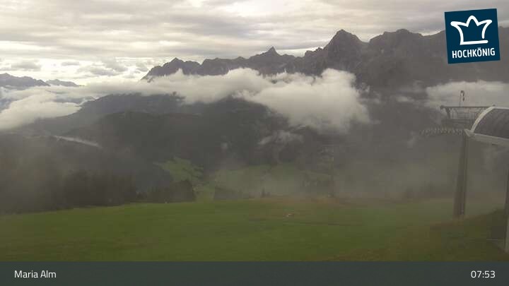 Archived image Webcam Hochmaisalm Top Station