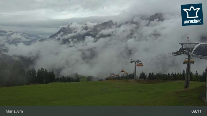 Archived image Webcam Hochmaisalm Top Station