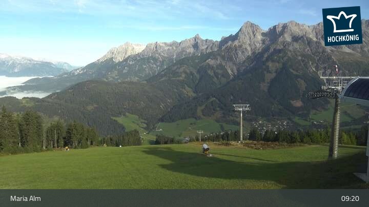 Archived image Webcam Hochmaisalm Top Station