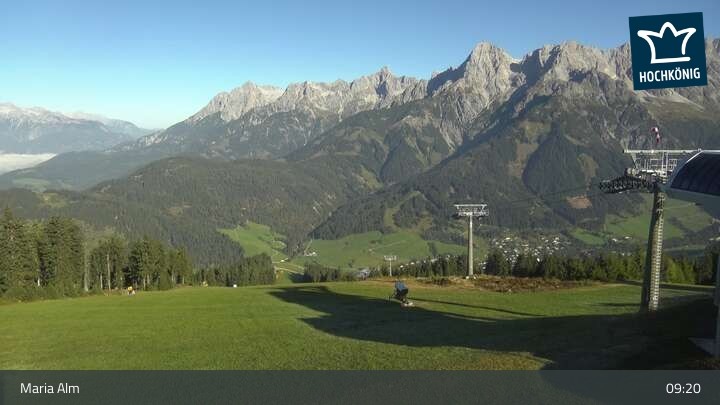 Archived image Webcam Hochmaisalm Top Station