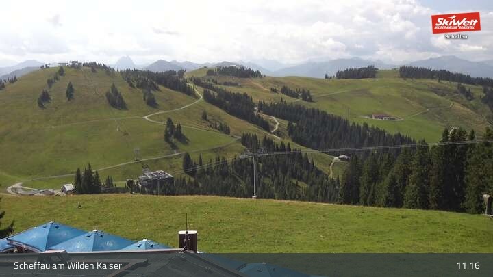 Archiv Foto Webcam Restaurant Brandlstadl, Scheffau