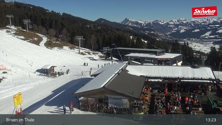 Archiv Foto Webcam Bergstation Gondelbahn, Brixen im Thale
