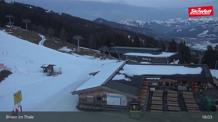 Archiv Foto Webcam Bergstation Gondelbahn, Brixen im Thale