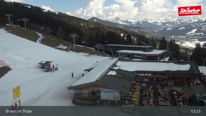 Archiv Foto Webcam Bergstation Gondelbahn, Brixen im Thale
